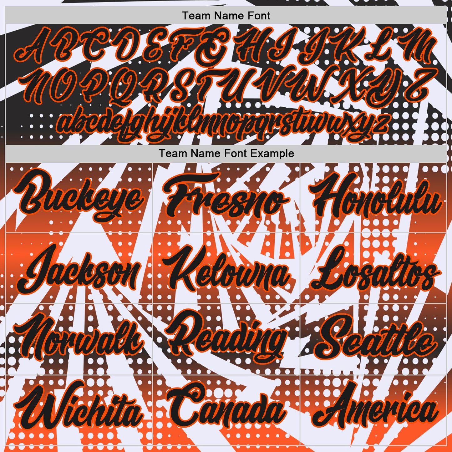 Custom White Black-Orange Lightning Gradient Dot Side Panel Stripe Round Neck Sublimation Basketball Set Jersey view 4