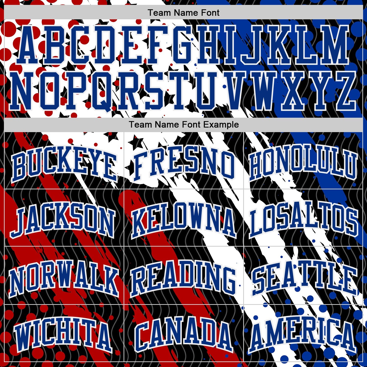 Custom Black Royal White-Red American Flag Patriotic Round Neck Sublimation Basketball Uniform Jersey view 3
