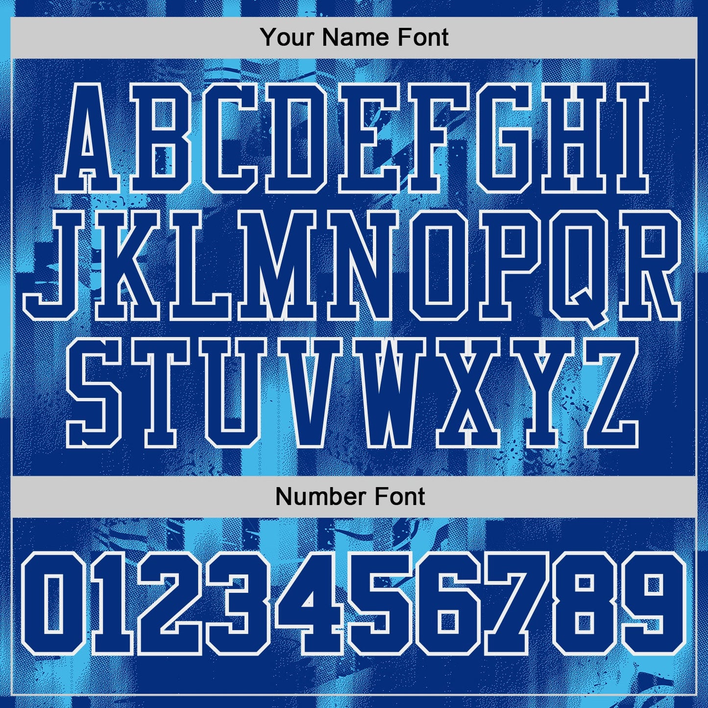 Custom Blue Royal-White Star Fluid Round Neck Sublimation Basketball Uniform Jersey view 4