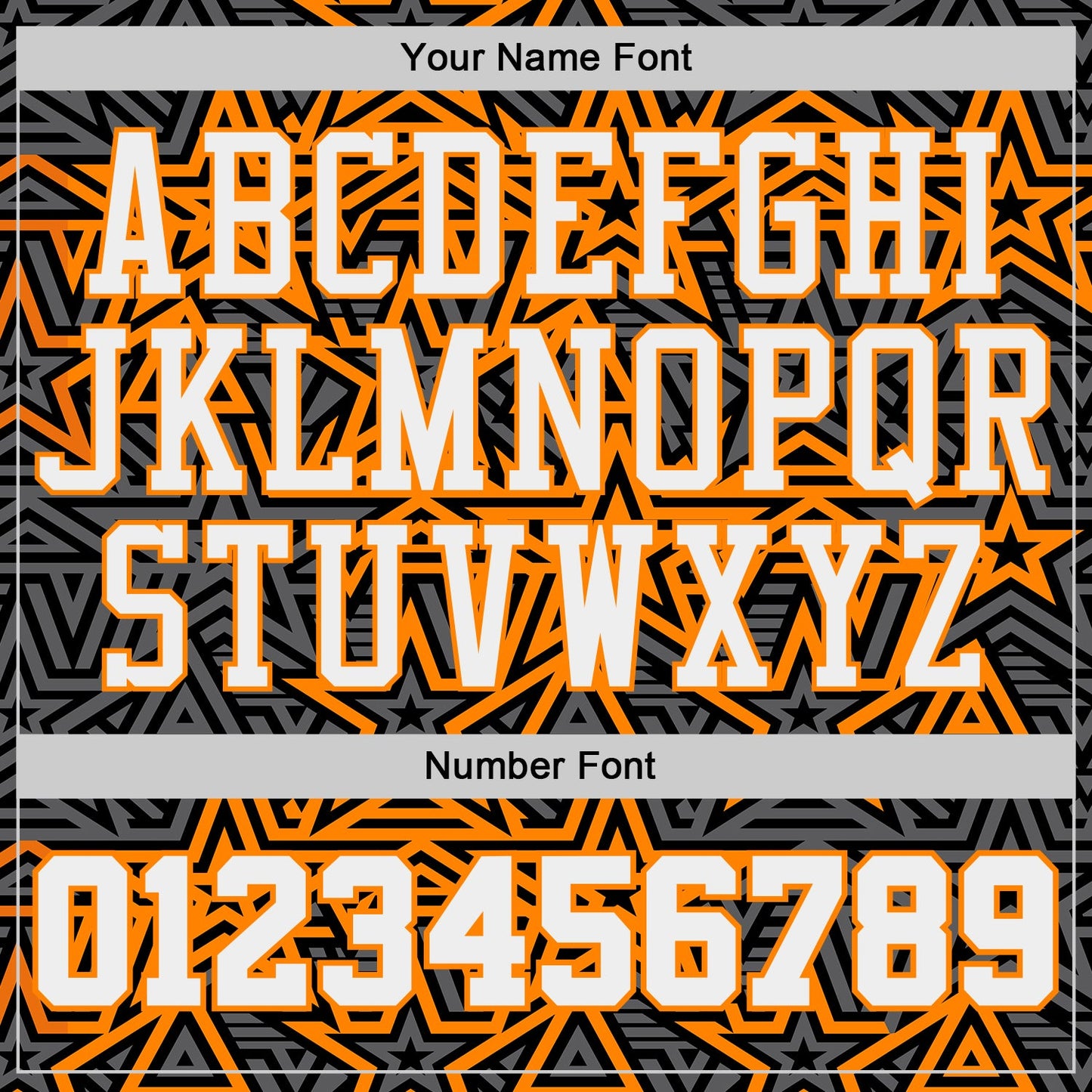 Custom Steel Gray White Bay Orange-Black Geometric Starburst Color Block Round Neck Sublimation Basketball Uniform Jersey view 4