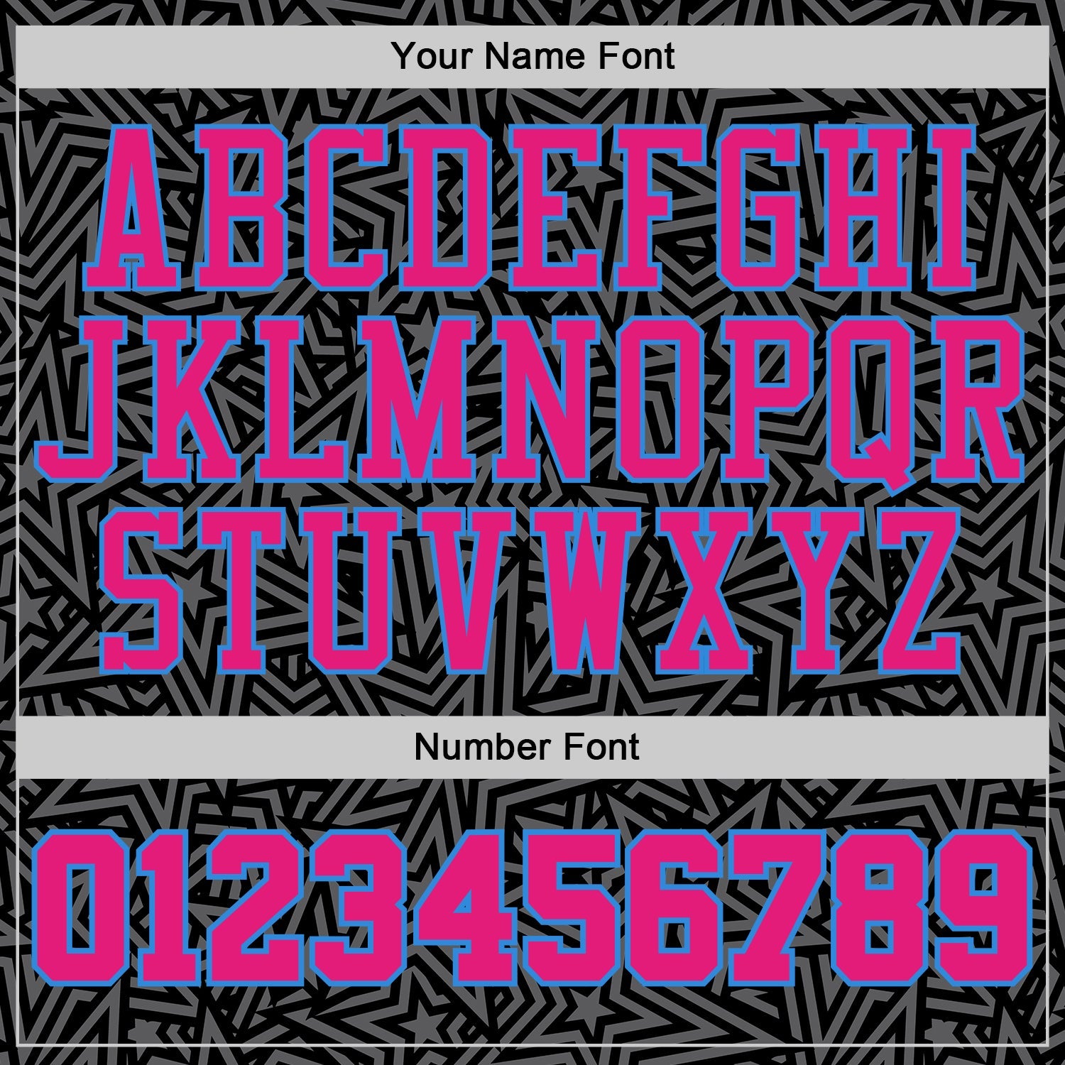 Custom Black Hot Pink-Powder Blue Geometric Starburst Color Block Round Neck Sublimation Basketball Uniform Jersey view 4