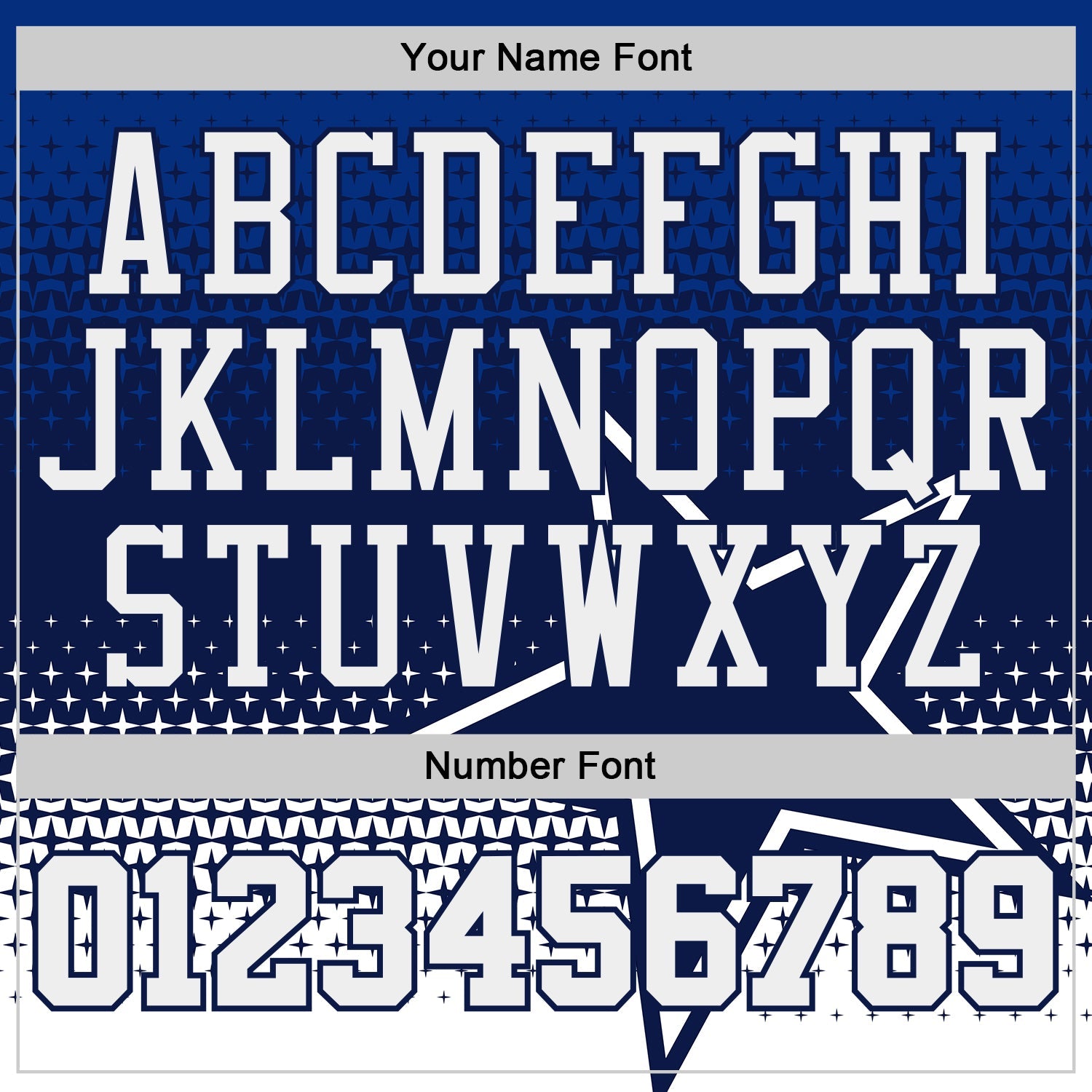 Custom Navy-White Star Dot Gradient Round Neck Sublimation Basketball Uniform Jersey view 4