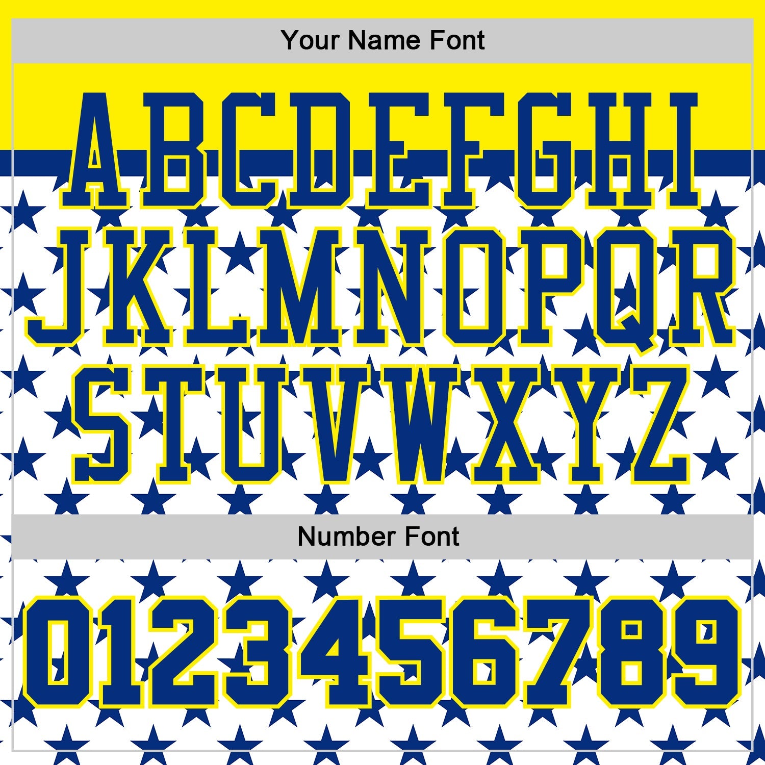 Custom White Royal Yellow-Light Yellow Geometric Star Texture Round Neck Sublimation Basketball Uniform Jersey view 4
