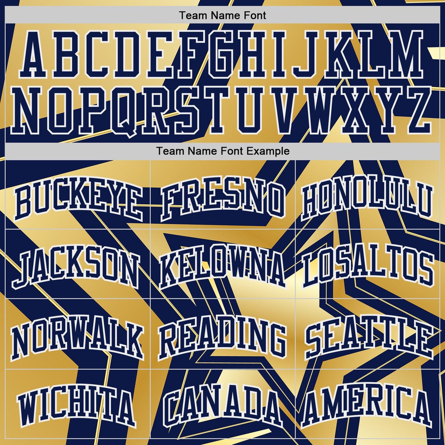 Custom Navy Old Gold-White Geometric Star Texture Round Neck Sublimation Basketball Uniform Jersey view 3