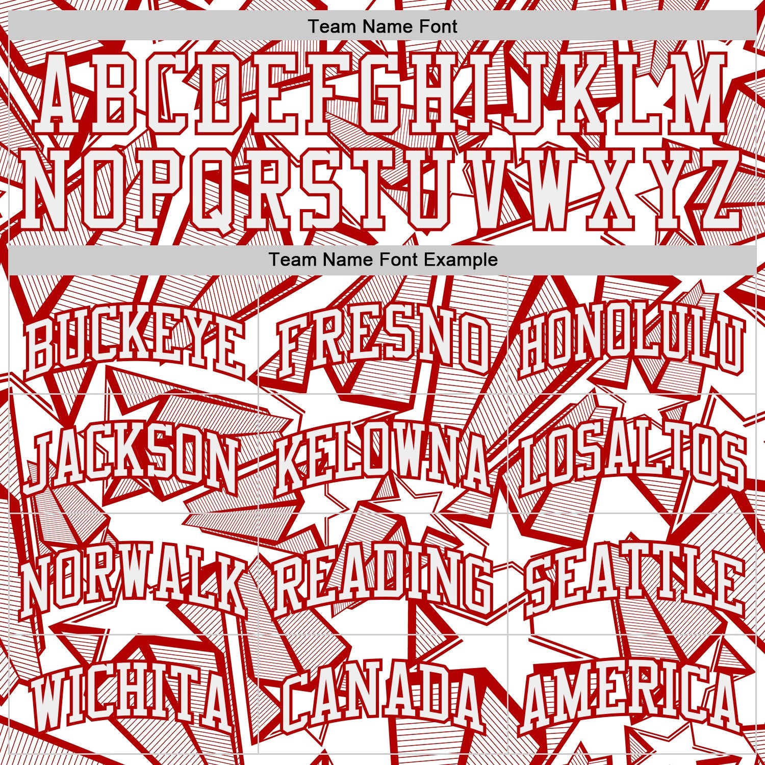 Custom White-Red Geometric Star Texture Round Neck Sublimation Basketball Uniform Jersey view 3