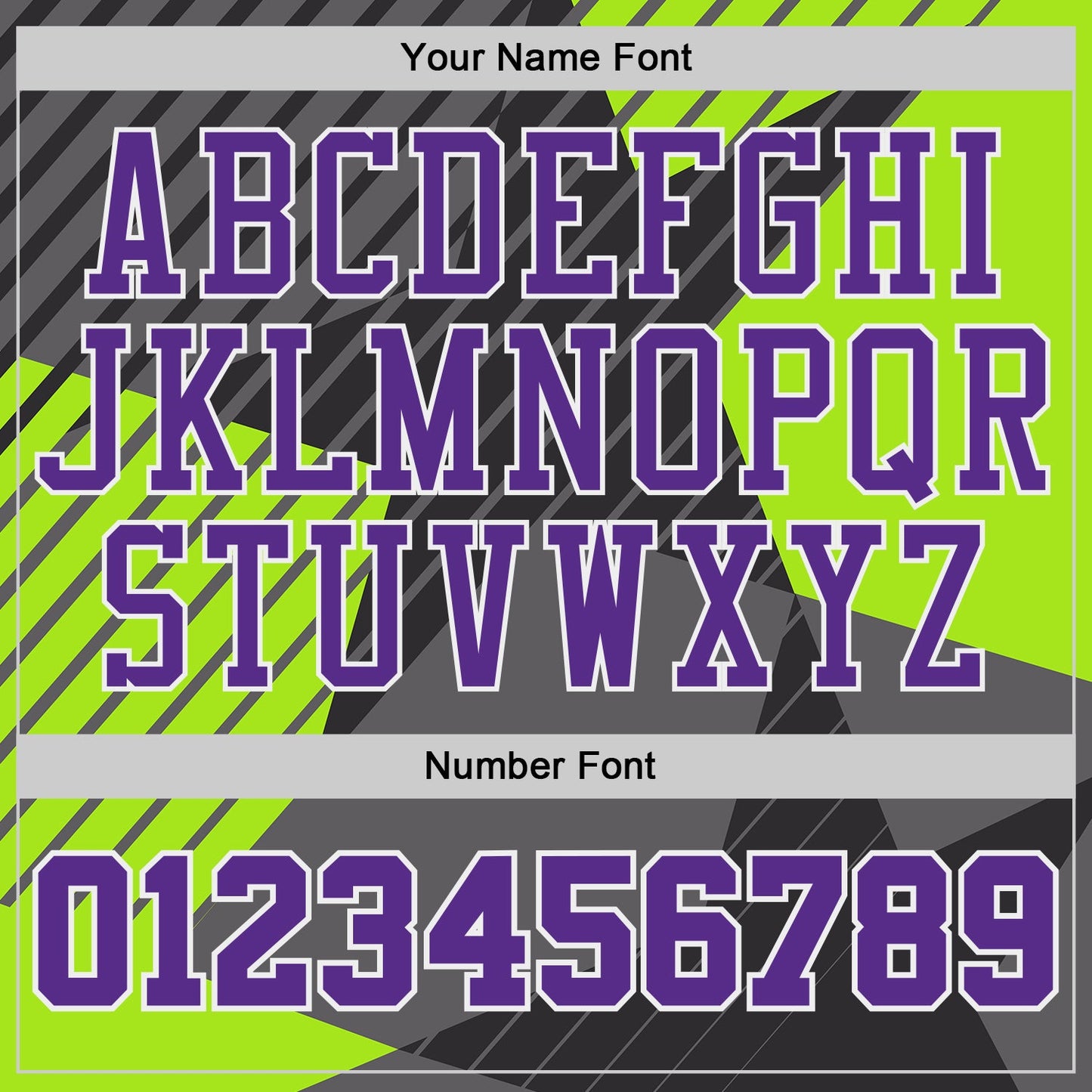 Custom Black Purple White-Neon Green Stripe Star Color Block Round Neck Sublimation Basketball Uniform Jersey view 4