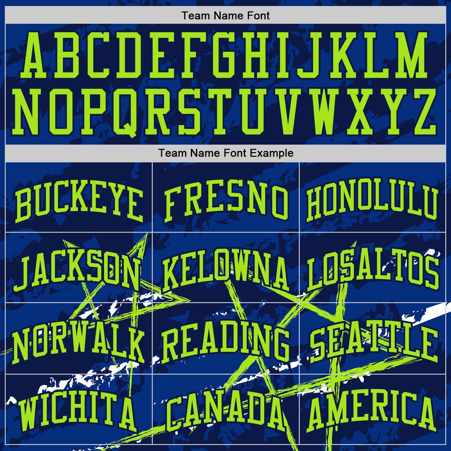 Custom Royal Neon Green-Navy Star Splatter Brush Stroke Round Neck Sublimation Basketball Uniform Jersey view 3