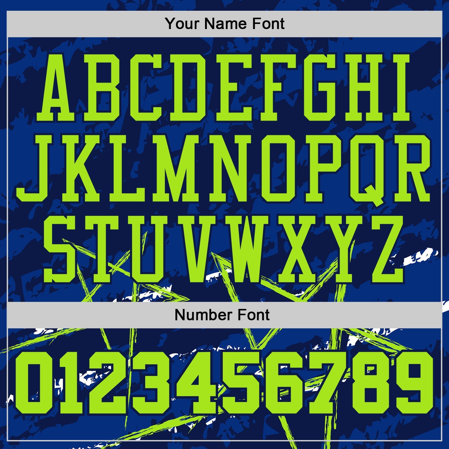 Custom Royal Neon Green-Navy Star Splatter Brush Stroke Round Neck Sublimation Basketball Uniform Jersey view 4