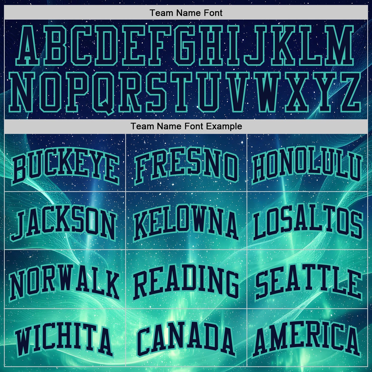 Custom Blue Green-White Nebula Starry Aurora Galaxy Space Round Neck Sublimation Basketball Uniform Jersey view 3