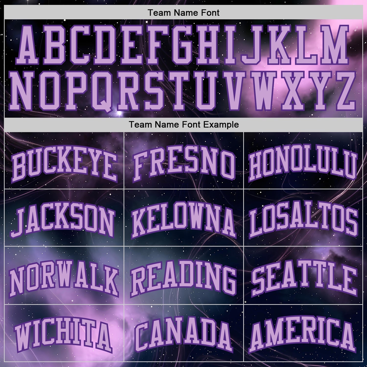 Custom Purple-Light Purple Nebula Starry Aurora Galaxy Space Round Neck Sublimation Basketball Uniform Jersey view 3
