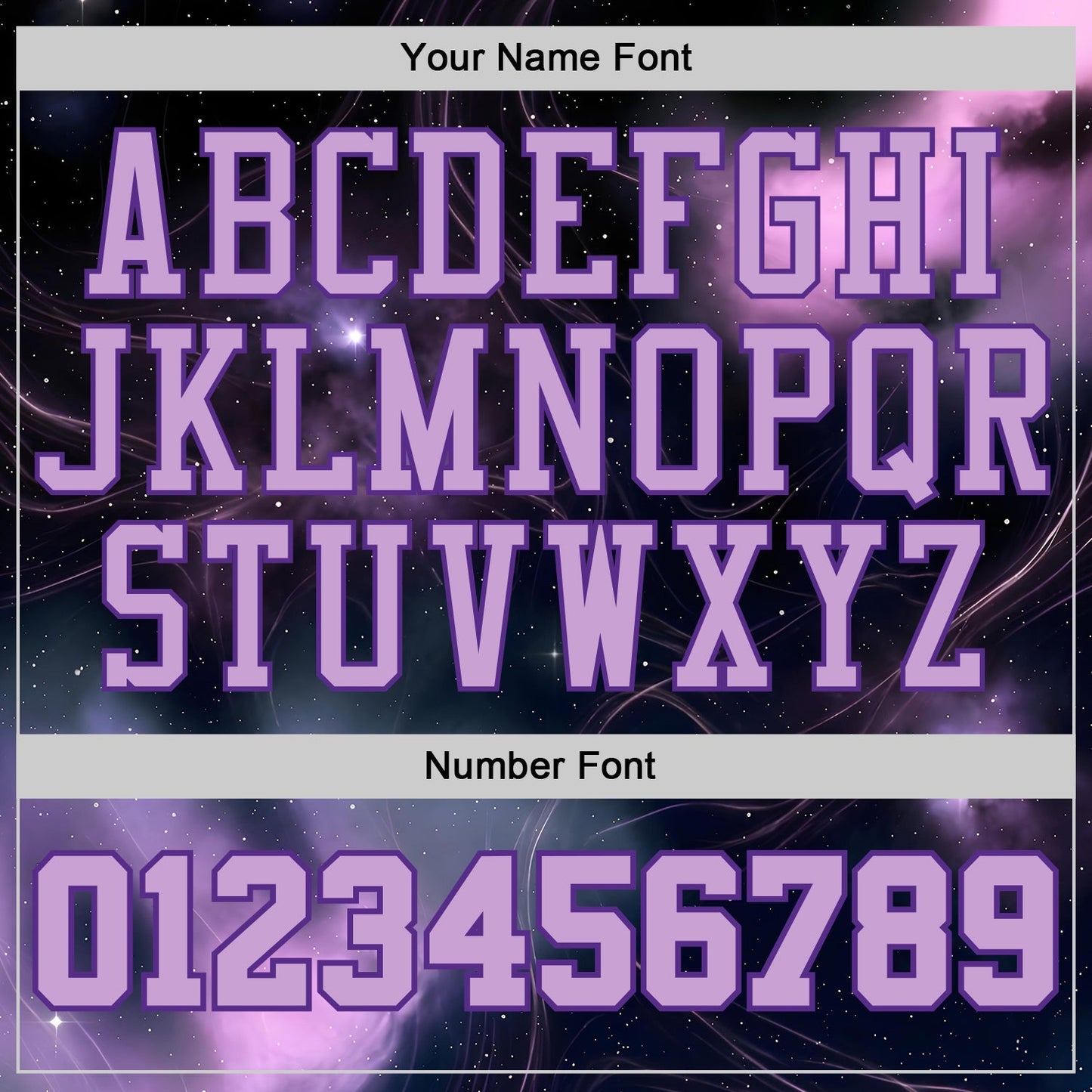 Custom Purple-Light Purple Nebula Starry Aurora Galaxy Space Round Neck Sublimation Basketball Uniform Jersey view 4