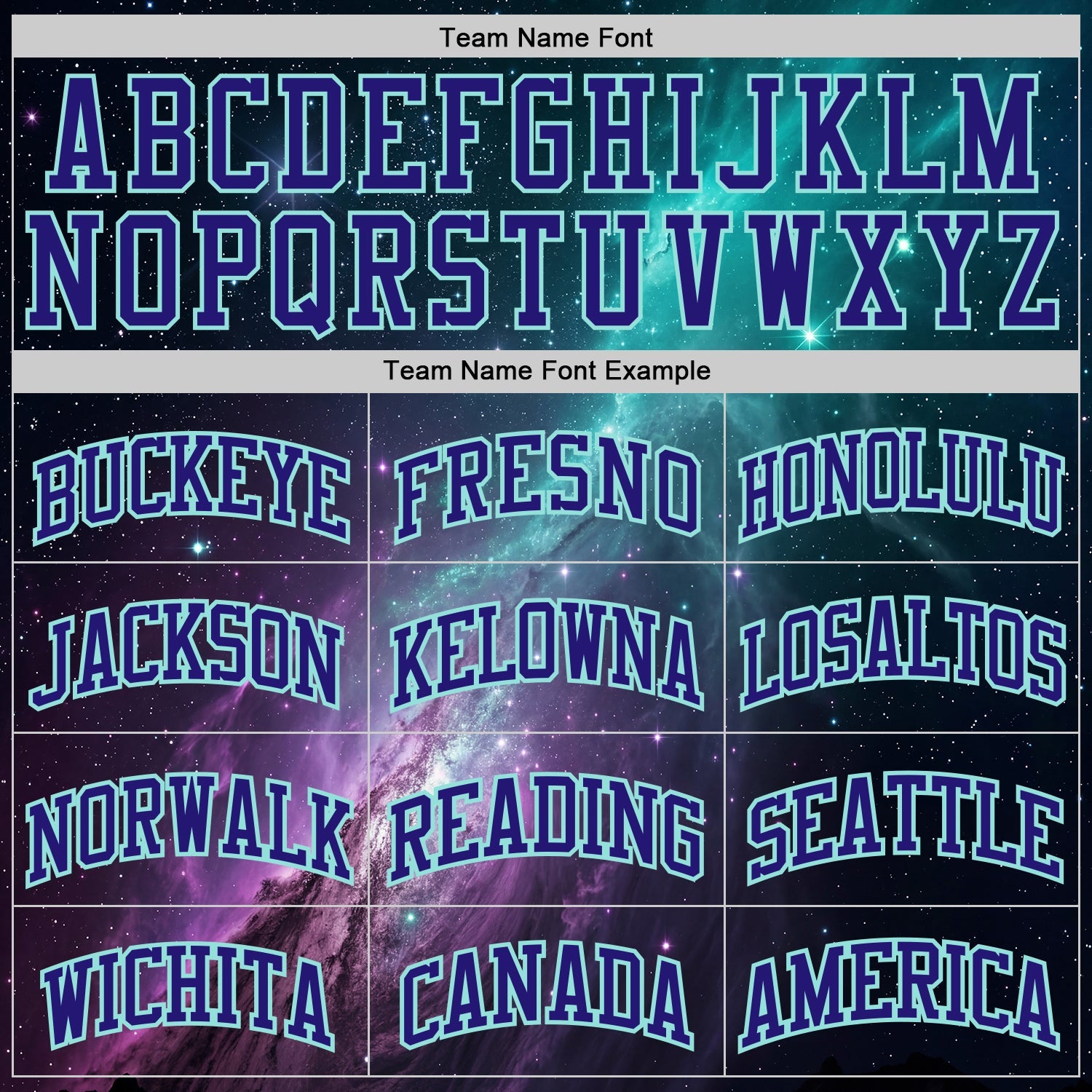 Custom Blue Dark Purple-Ice Blue Nebula Starry Aurora Galaxy Space Round Neck Sublimation Basketball Uniform Jersey view 3