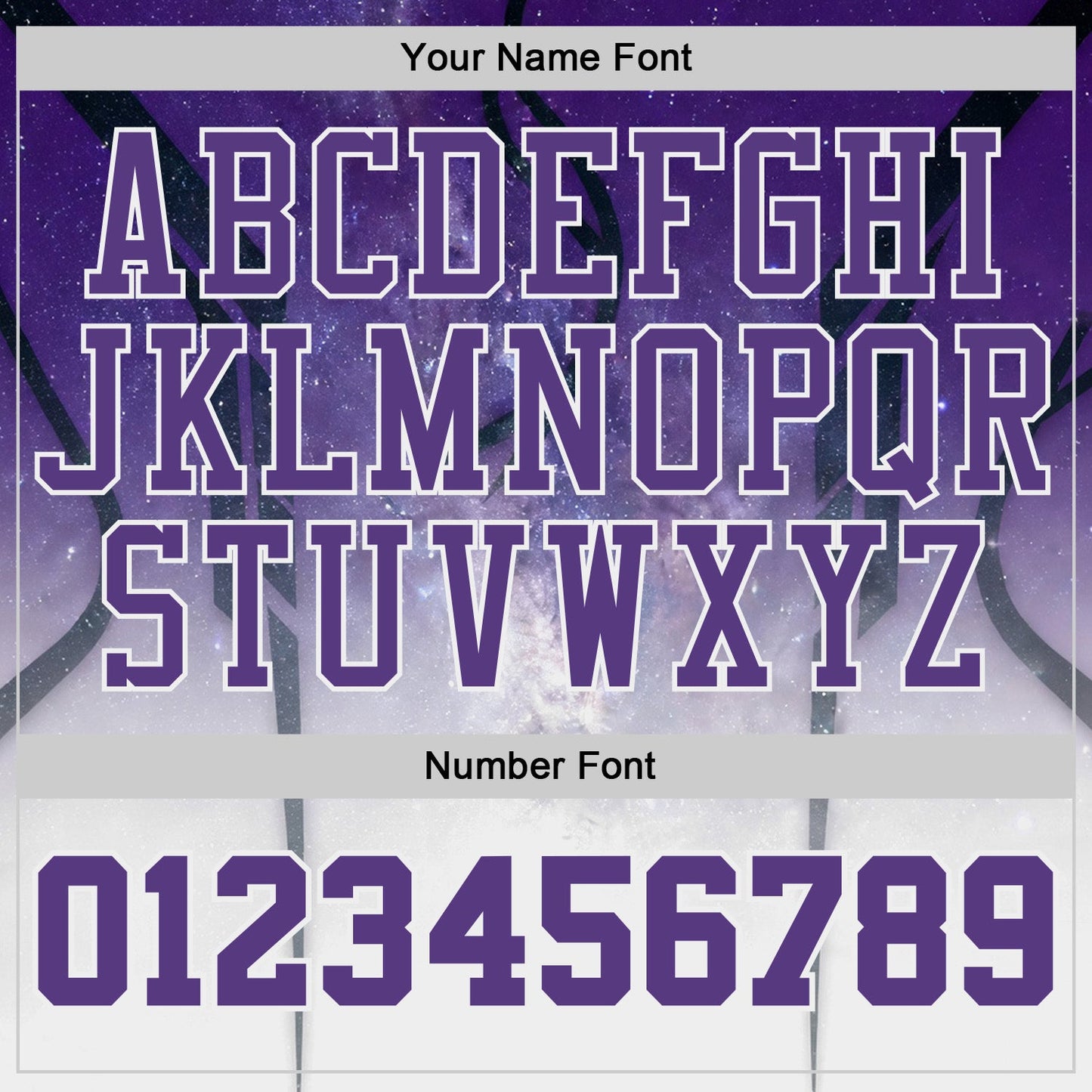 Custom Purple White-Black Nebula Starry Galaxy Space Round Neck Sublimation Basketball Uniform Jersey view 4