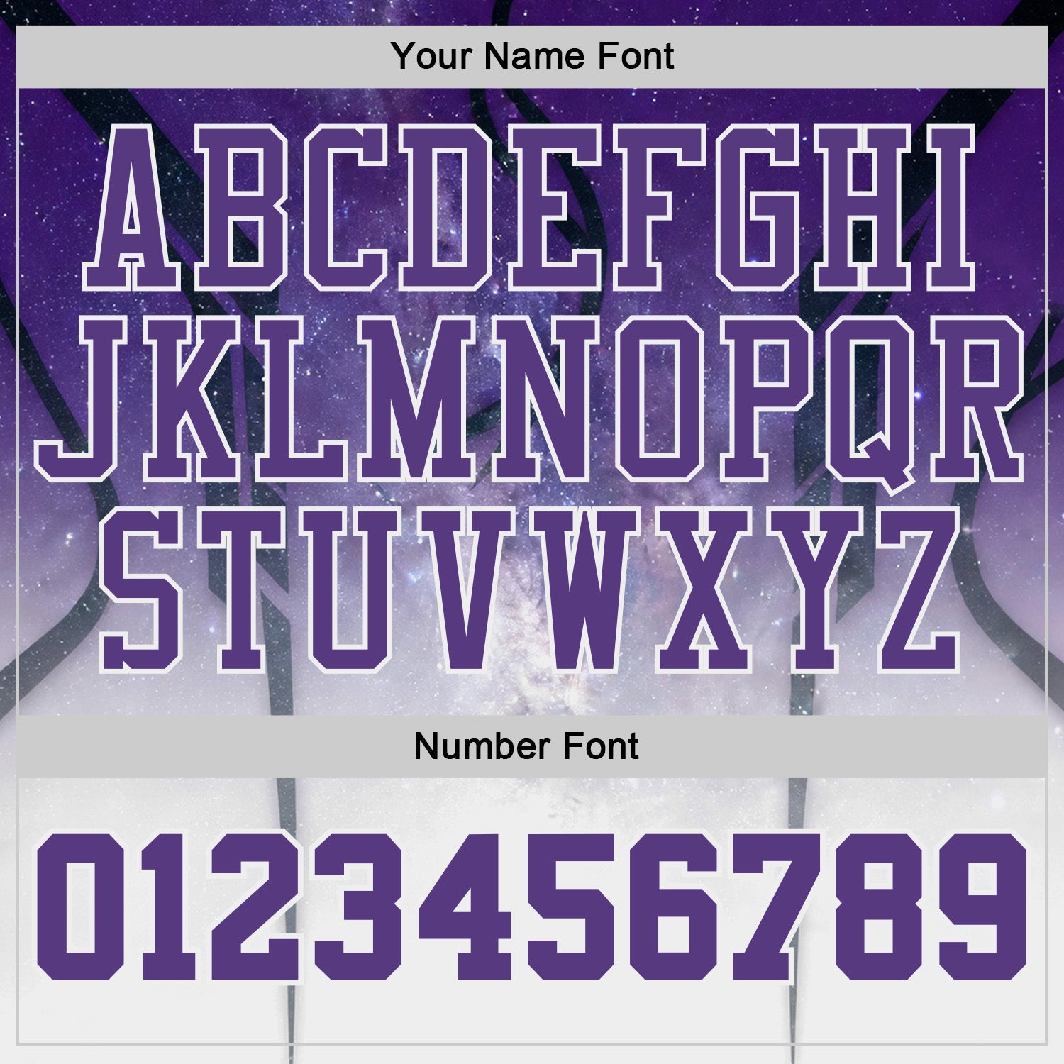 Custom Purple White-Black Nebula Starry Galaxy Space Round Neck Sublimation Basketball Uniform Jersey view 4