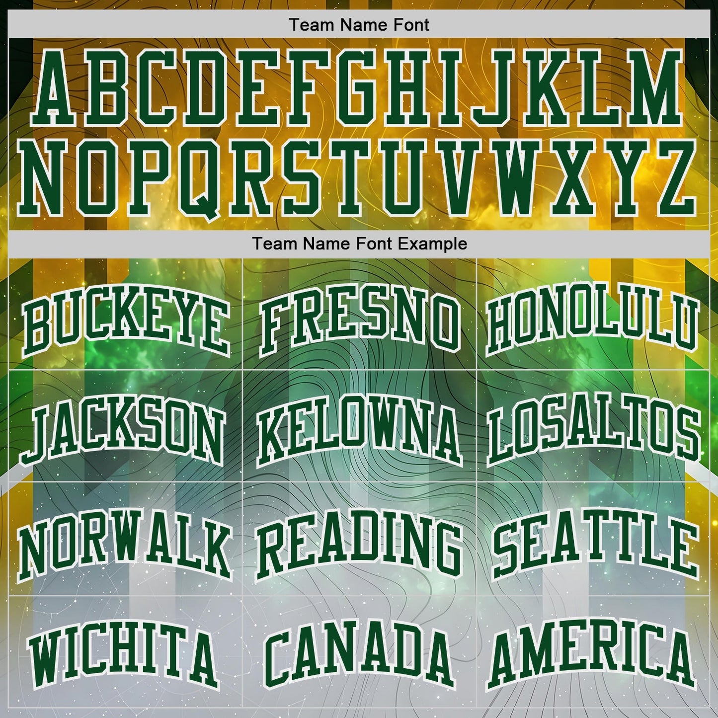 Custom Yellow Green Gray-White Nebula Starry Galaxy Space Round Neck Sublimation Basketball Uniform Jersey view 3