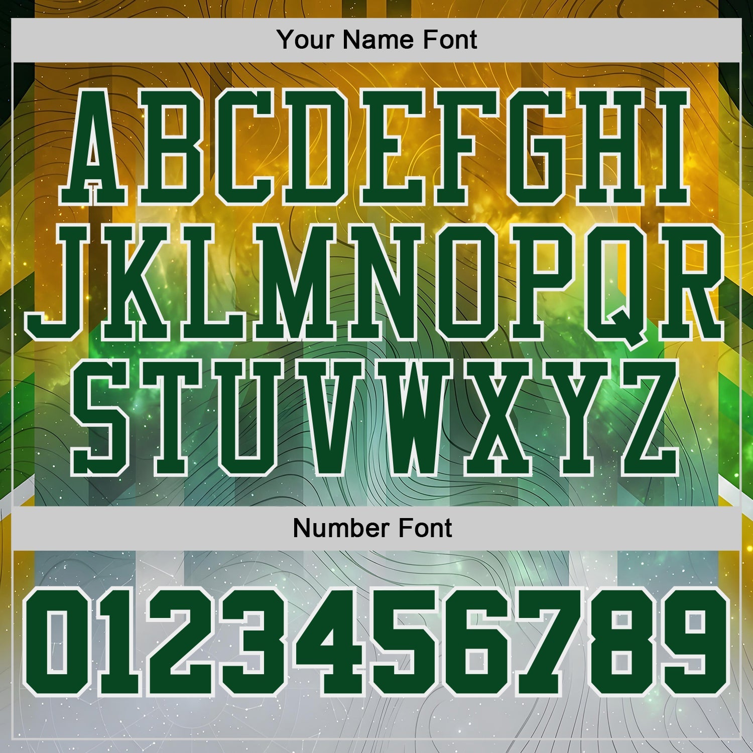 Custom Yellow Green Gray-White Nebula Starry Galaxy Space Round Neck Sublimation Basketball Uniform Jersey view 4