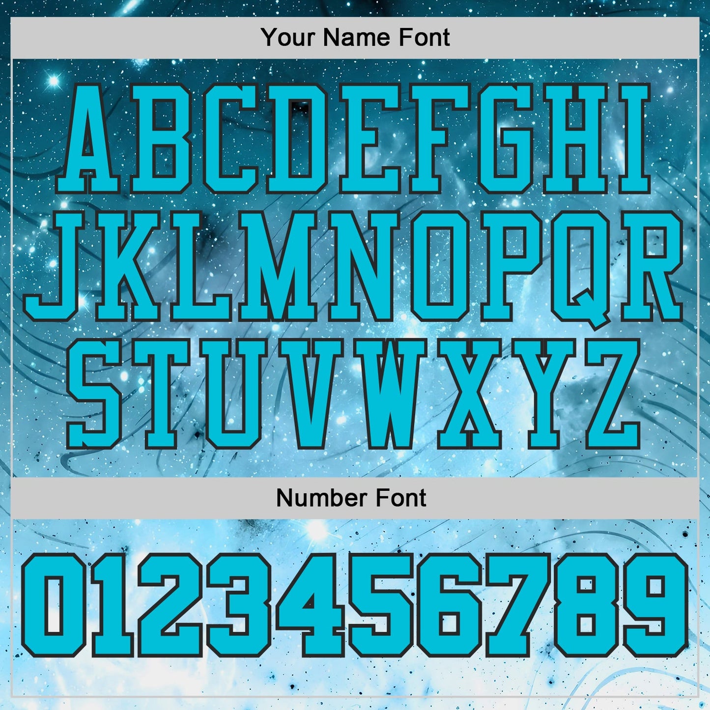 Custom Blue Lakes Blue Black-White Nebula Starry Galaxy Space Round Neck Sublimation Basketball Uniform Jersey view 4