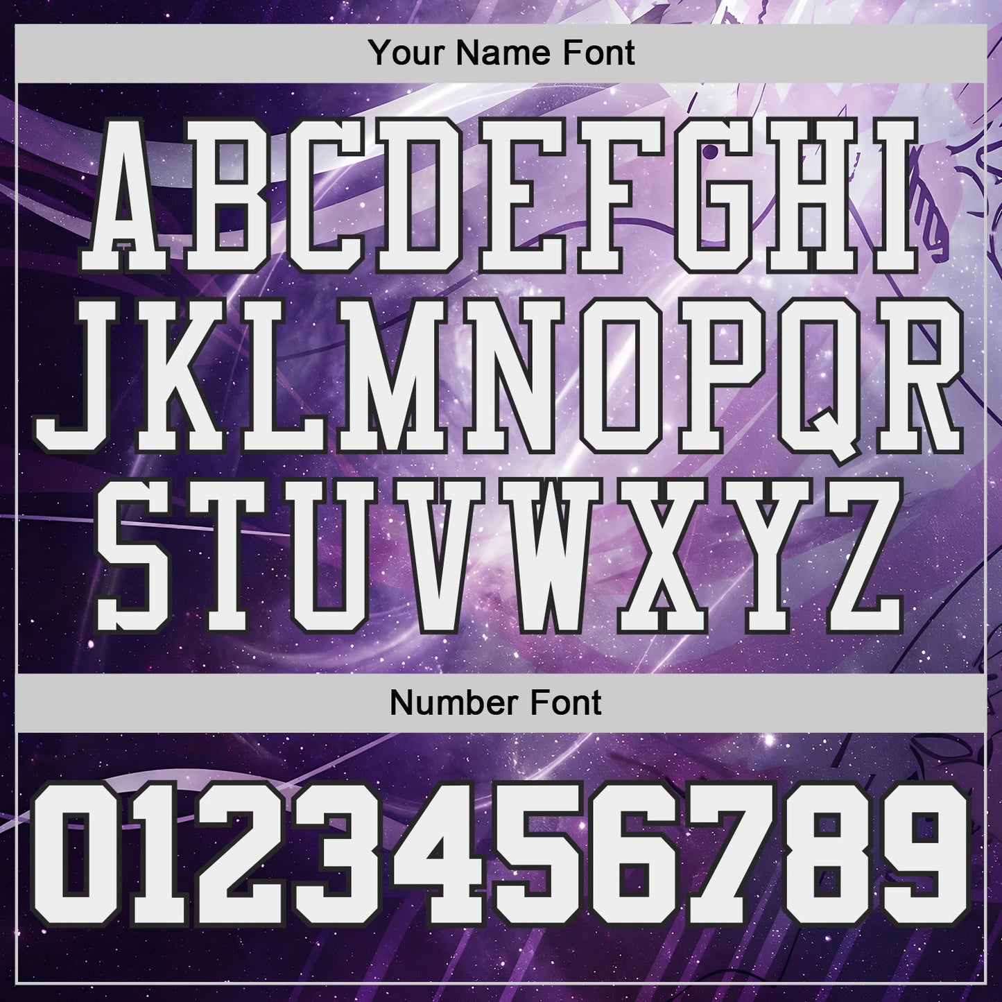 Custom Purple White-Black Nebula Starry Aurora Galaxy Space Round Neck Sublimation Basketball Uniform Jersey view 4