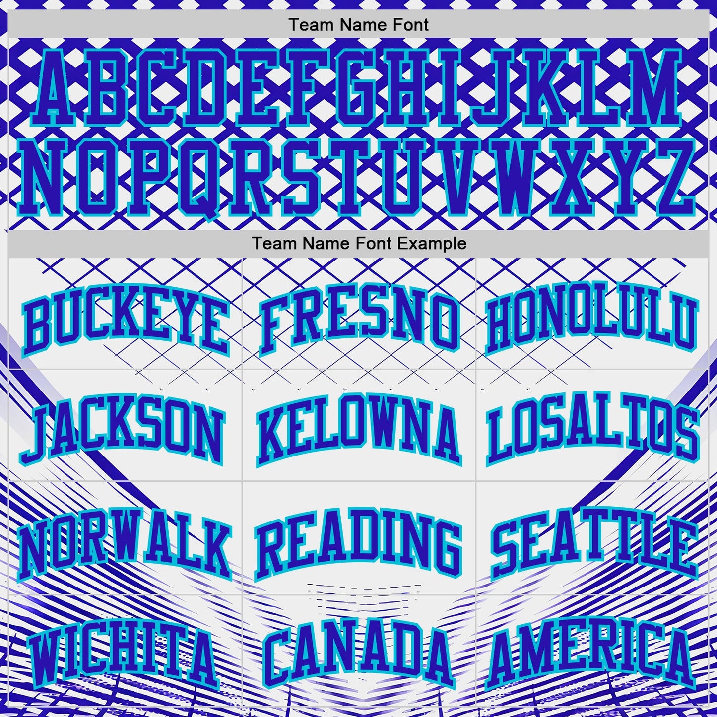 Custom White Purple-Lakes Blue Geometric Grid Round Neck Sublimation Basketball Uniform Jersey view 3