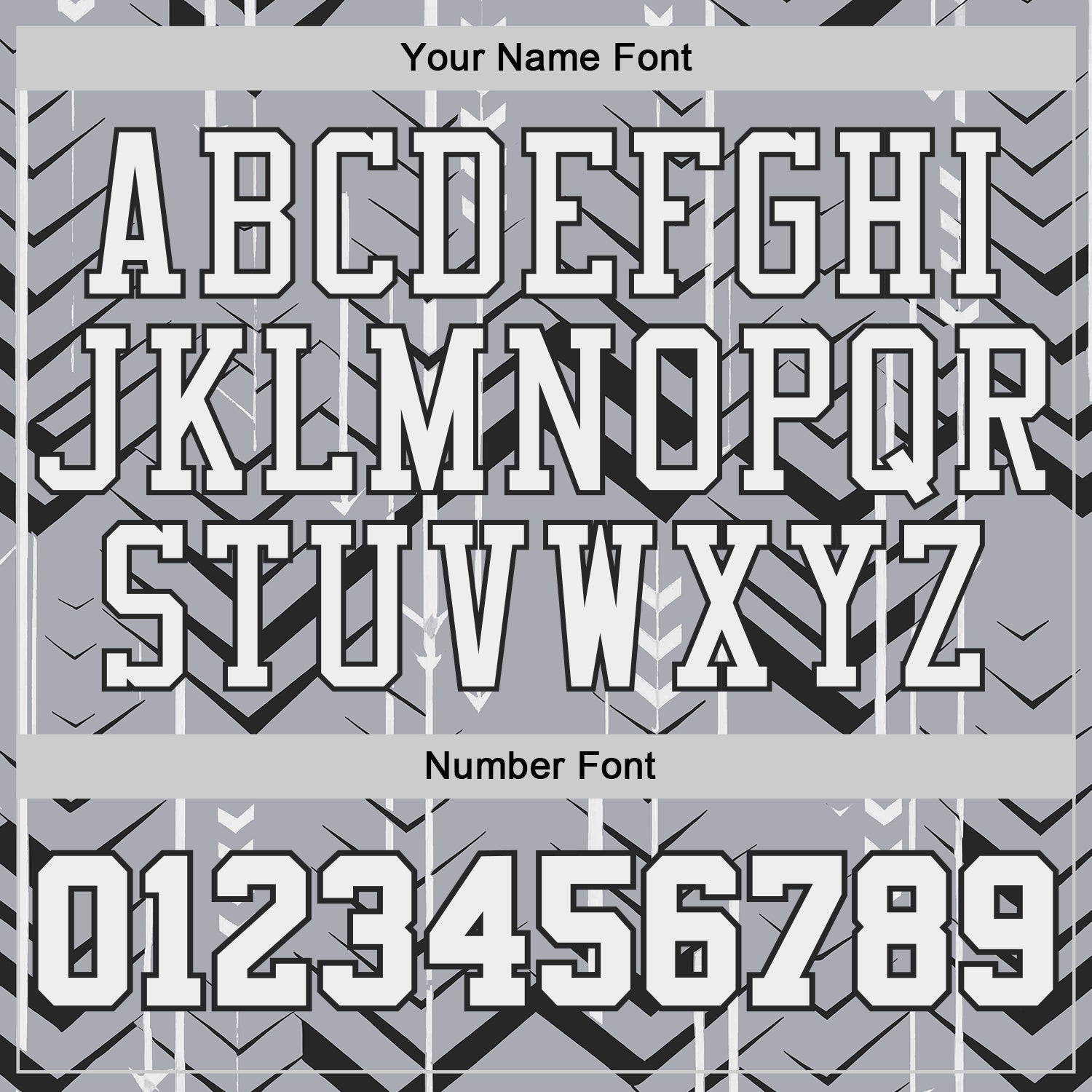 Custom Gray White-Black Geometric Chevron Pattern Round Neck Sublimation Basketball Uniform Jersey view 4
