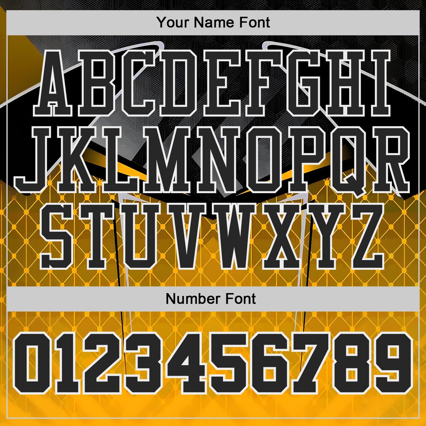Custom Black Gold-White Geometric Diamond Gradient Round Neck Sublimation Basketball Uniform Jersey view 4