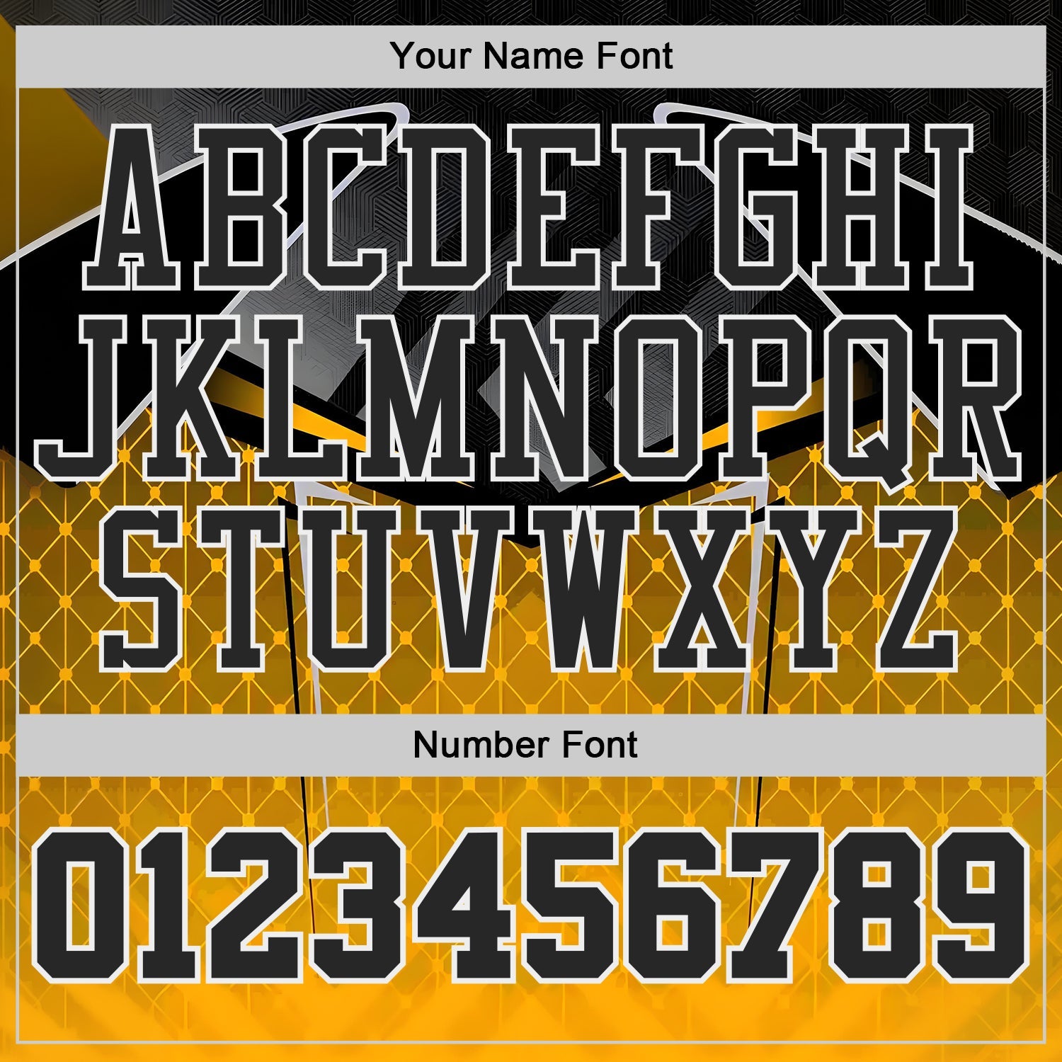 Custom Black Gold-White Geometric Diamond Gradient Round Neck Sublimation Basketball Uniform Jersey view 4