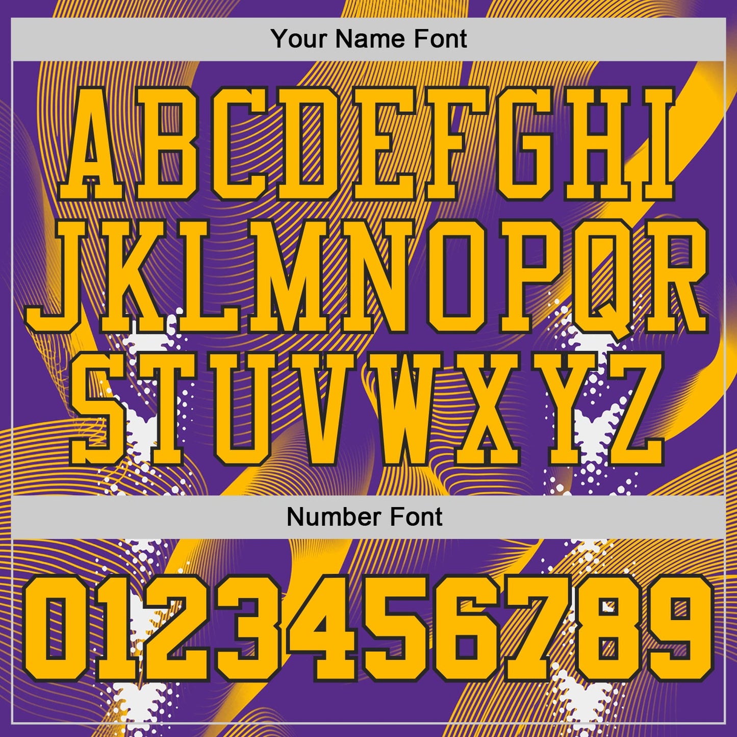 Custom Purple Gold-Black Wave Gradient Dot Round Neck Sublimation Basketball Uniform Jersey view 4