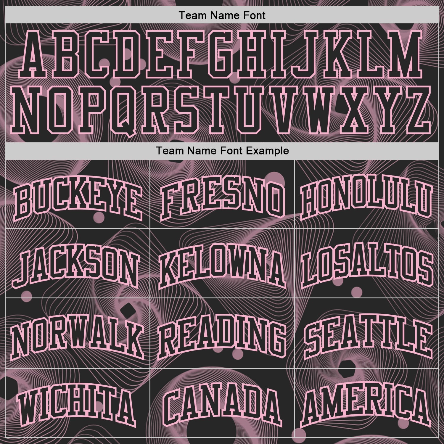 Custom Black-Light Pink Geometric Swirl Wave Lines Round Neck Sublimation Basketball Uniform Jersey view 3
