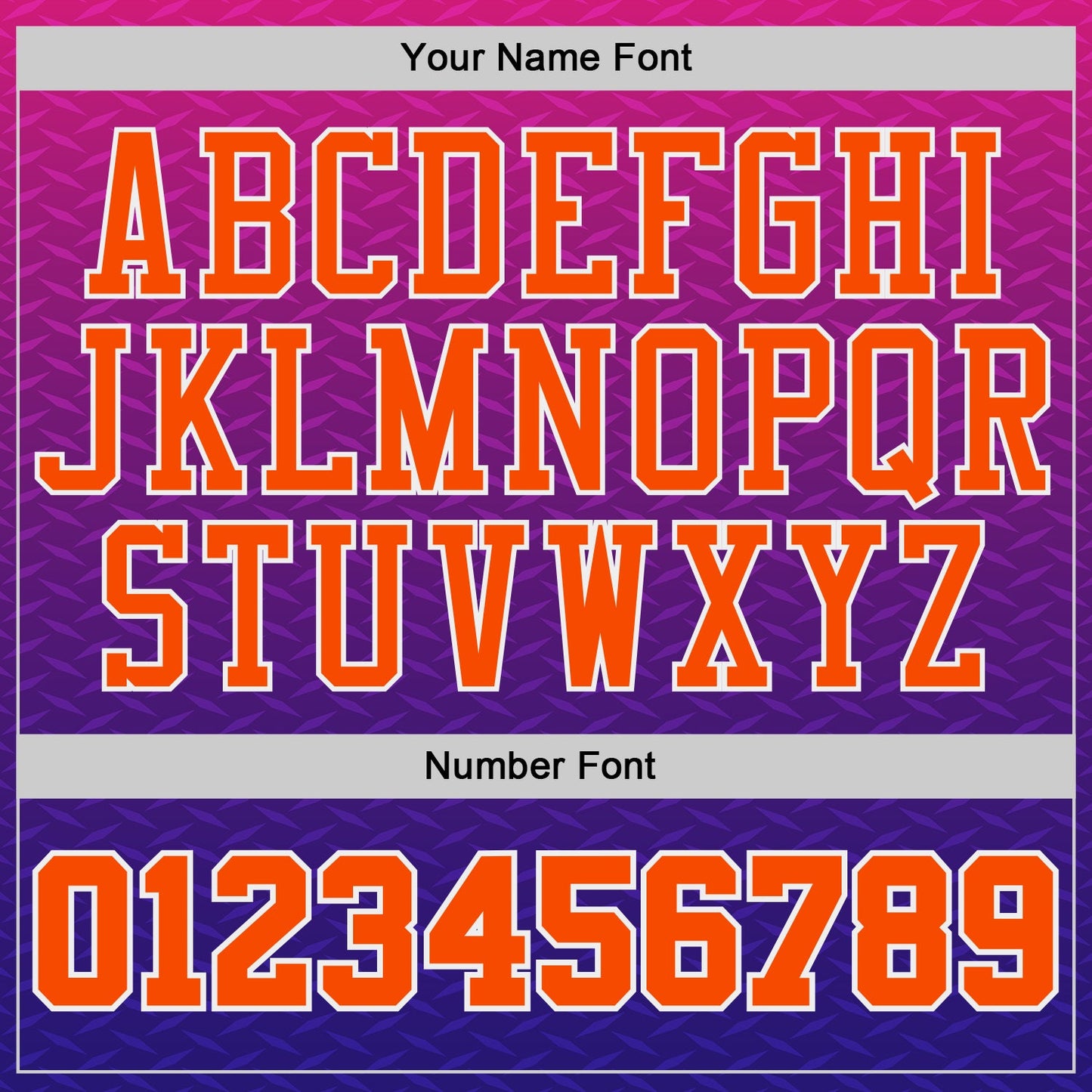 Custom Dark Purple Orange White-Hot Pink Diamond Texture Gradient Round Neck Sublimation Basketball Uniform Jersey view 4