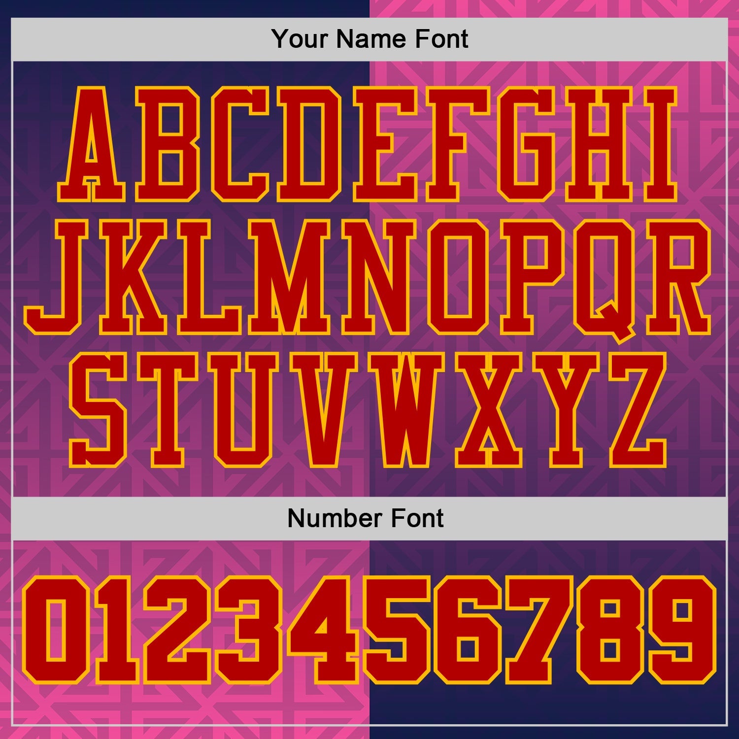 Custom Purple Red Hot Pink Gold-White Geometric Texture Gradient Round Neck Sublimation Basketball Uniform Jersey view 4