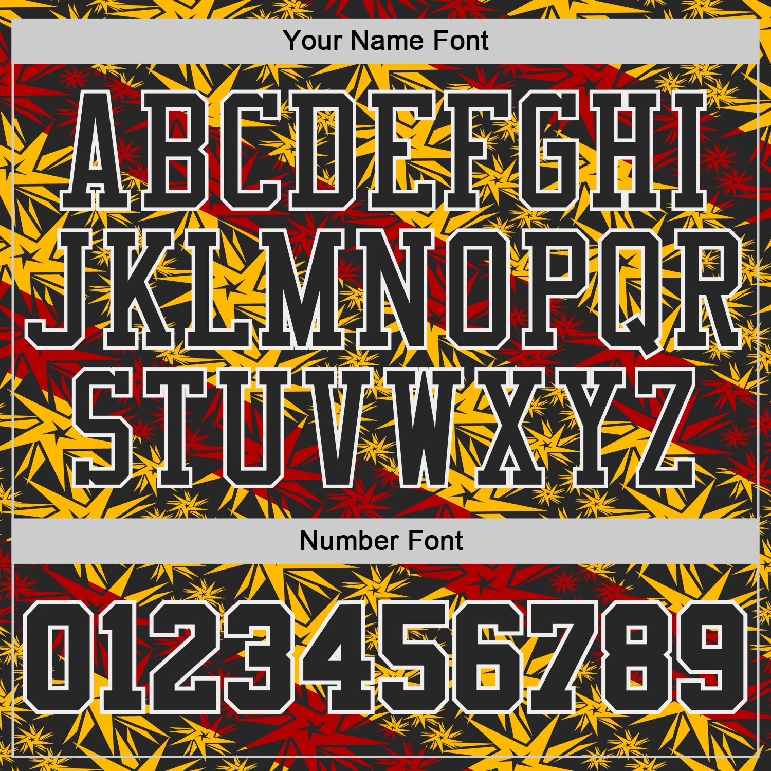 Custom Black Gold Red-White Star Gradient Round Neck Sublimation Basketball Uniform Jersey view 4