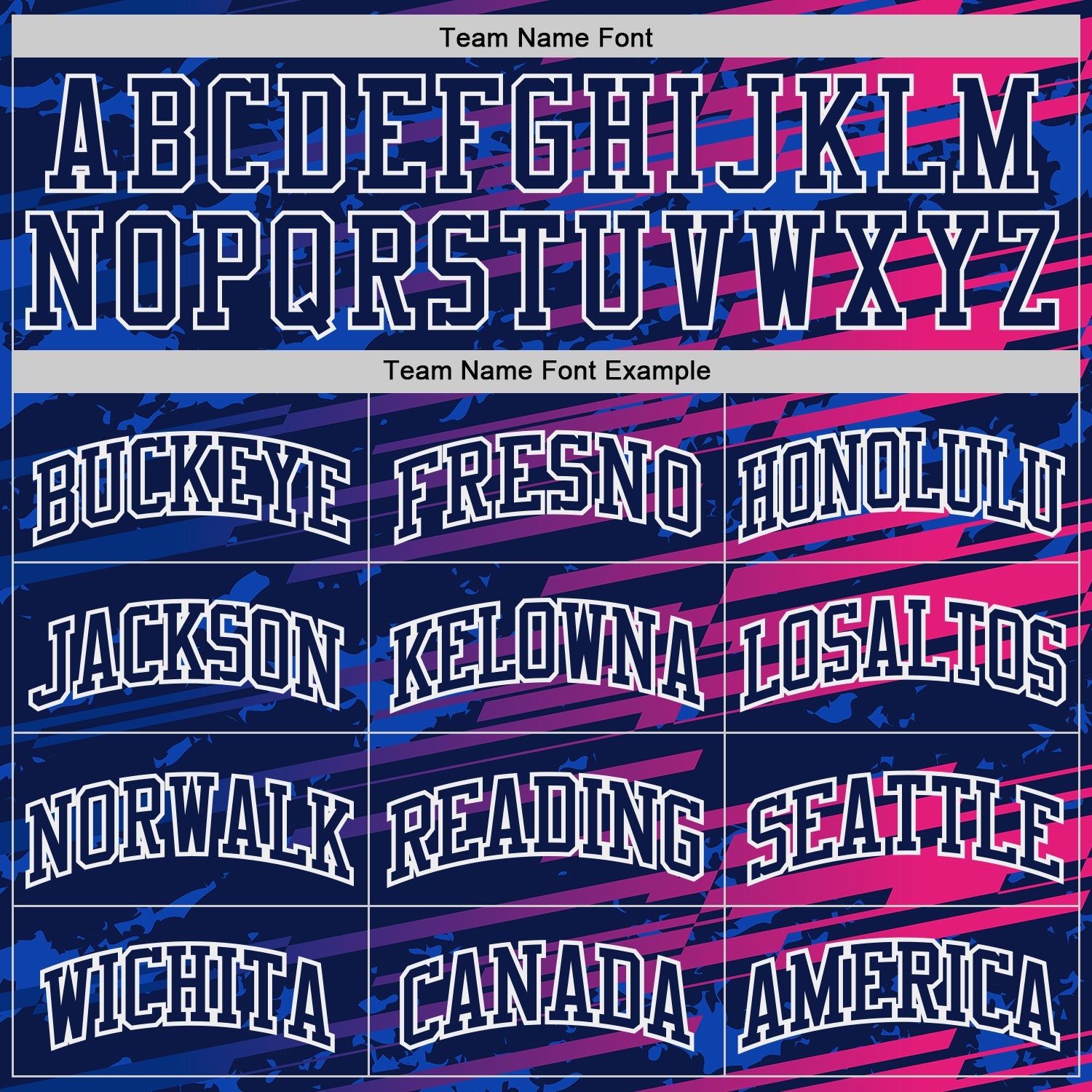 Custom Navy Hot Pink White-Gold Stripe Gradient Round Neck Sublimation Basketball Uniform Jersey view 3