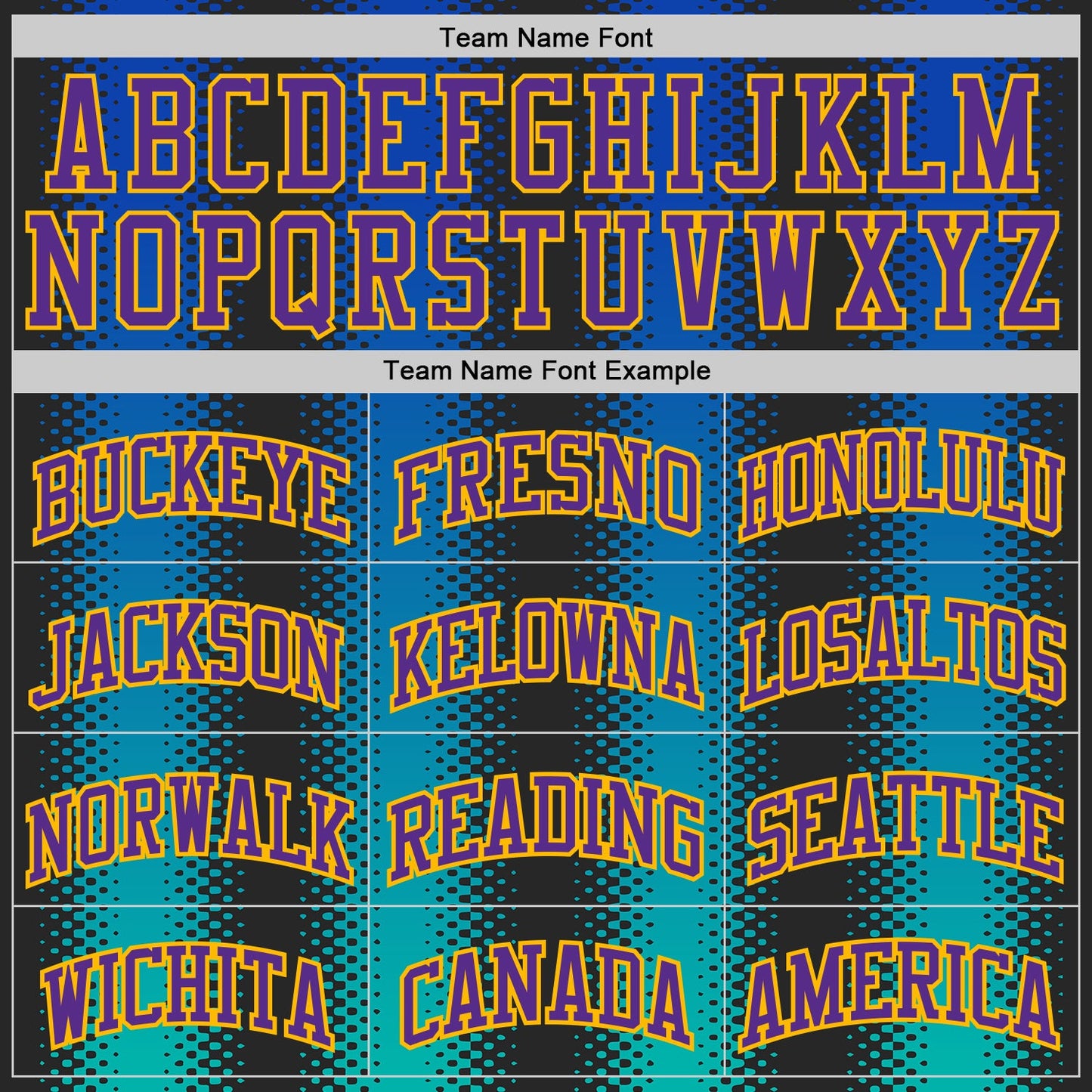 Custom Black Purple Blue-Gold Halftone Dot Texture Gradient Round Neck Sublimation Basketball Uniform Jersey view 3