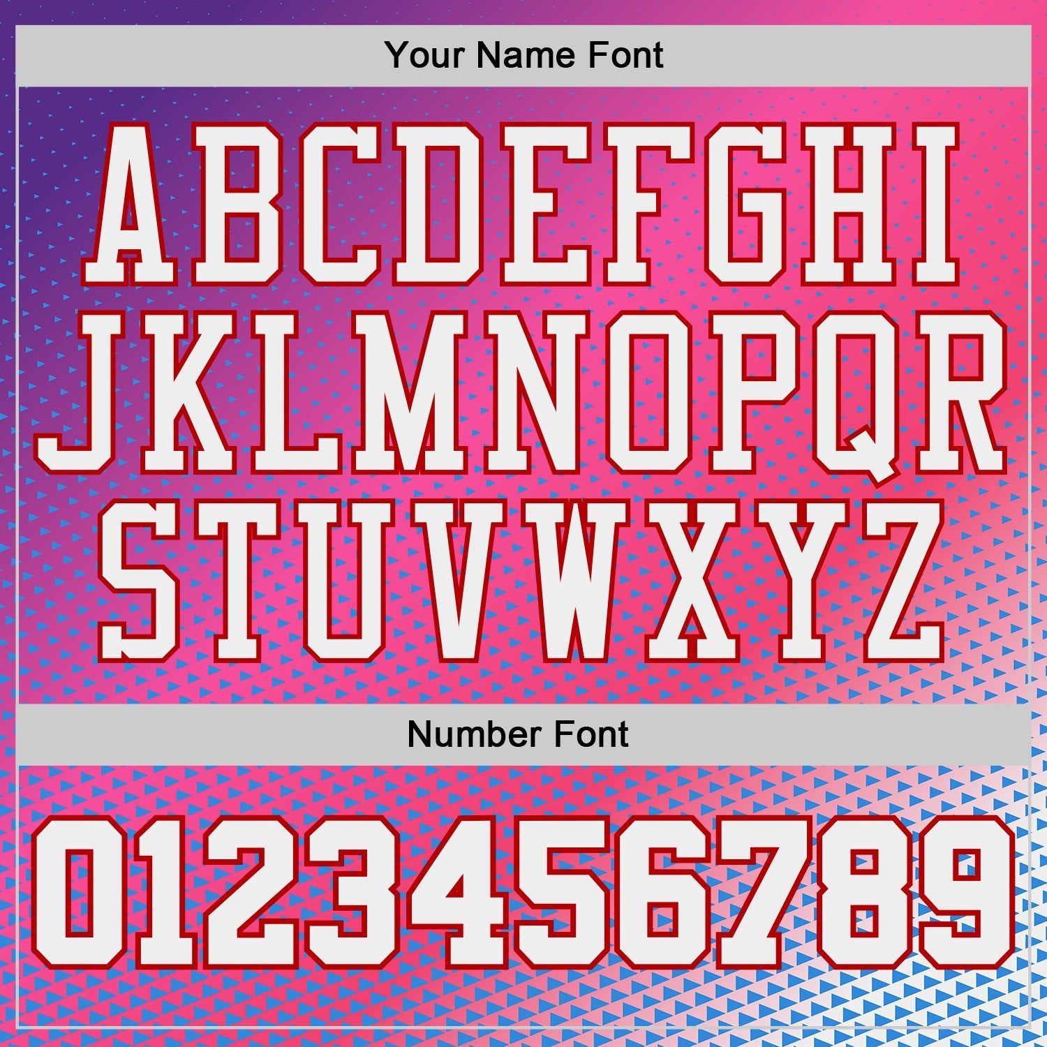 Custom Pink White Red Purple-Gold Triangle Dot Gradient Round Neck Sublimation Basketball Uniform Jersey view 4