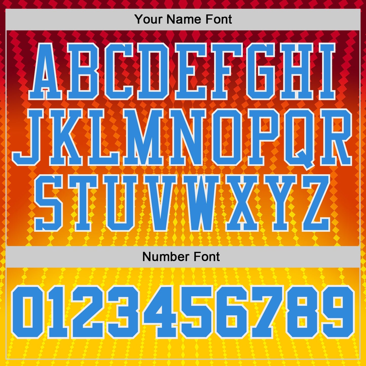 Custom Red Powder Blue Gold-White Diamond Grid Gradient Round Neck Sublimation Basketball Uniform Jersey view 4