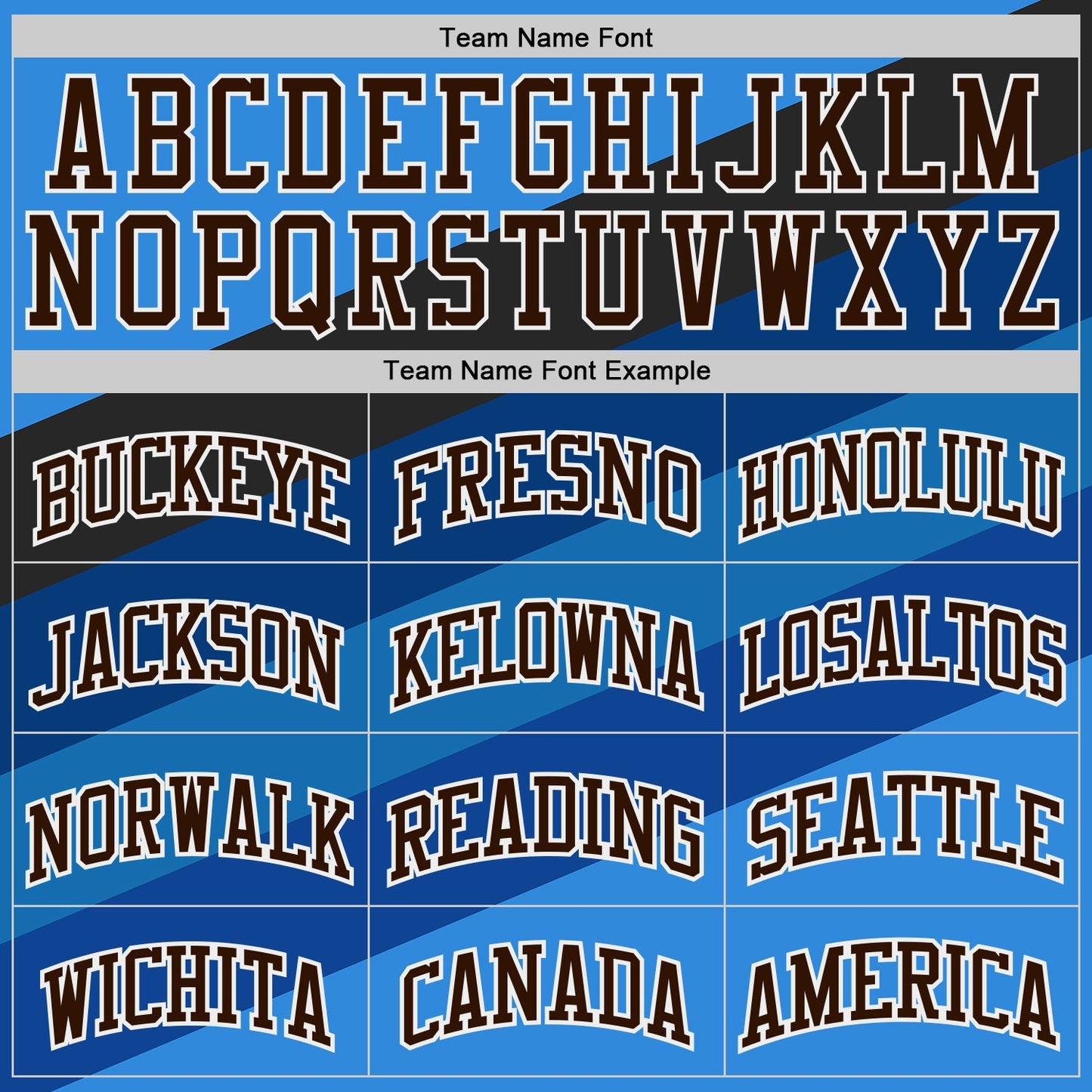 Custom Blue Brown Black White-Gold Diagonal Stripe Gradient Round Neck Sublimation Basketball Uniform Jersey view 3