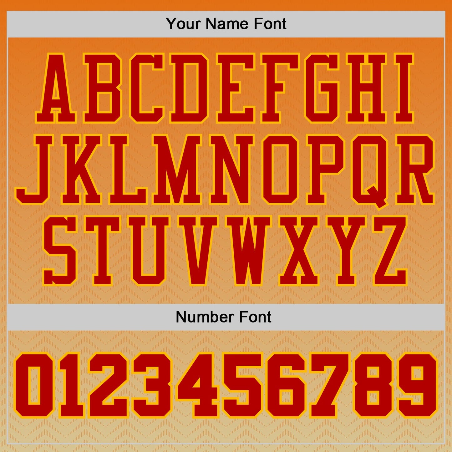 Custom Orange Red Gold-White Micro Chevron Gradient Round Neck Sublimation Basketball Uniform Jersey view 4