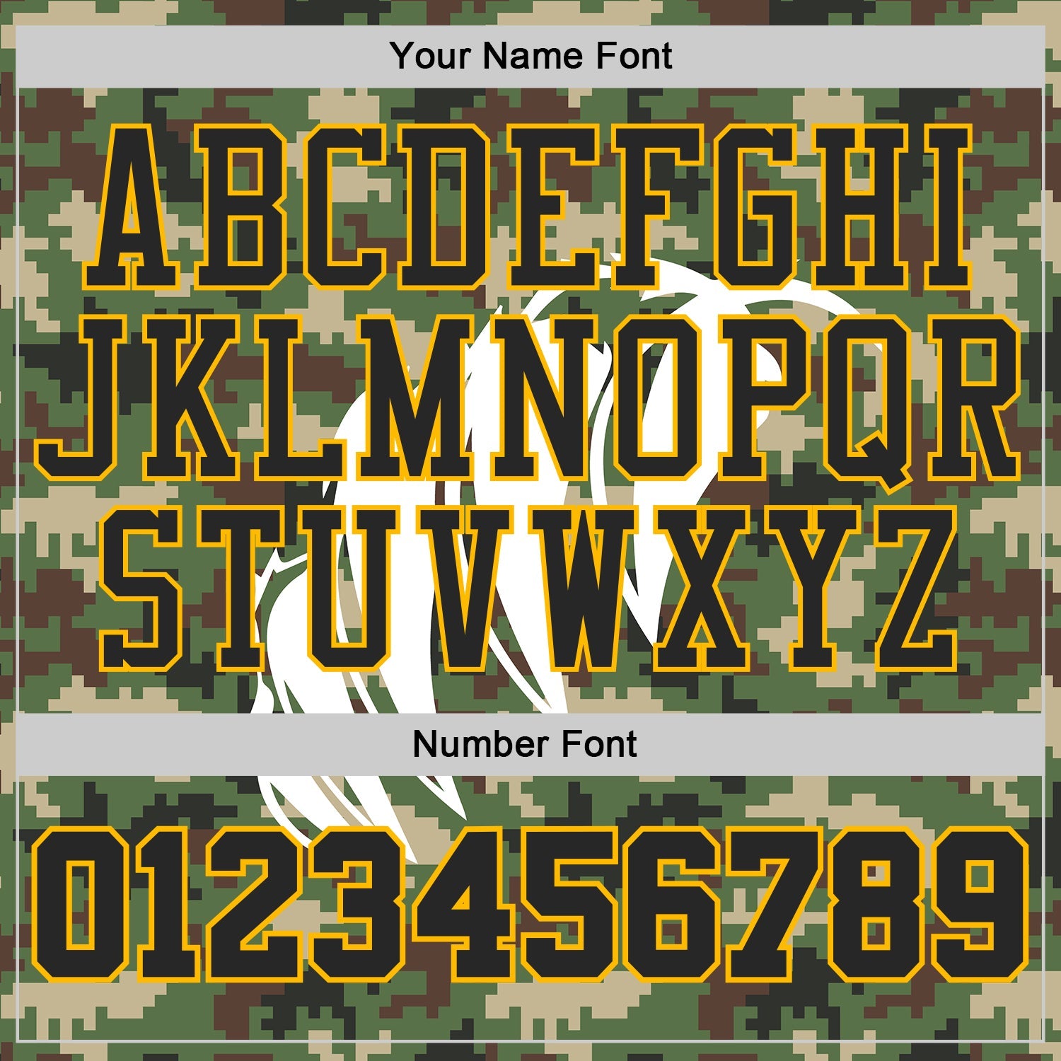 Custom Camo Black-Gold Woodland Camouflage Claw Round Neck Sublimation Salute To Service Basketball Uniform Jersey view 4