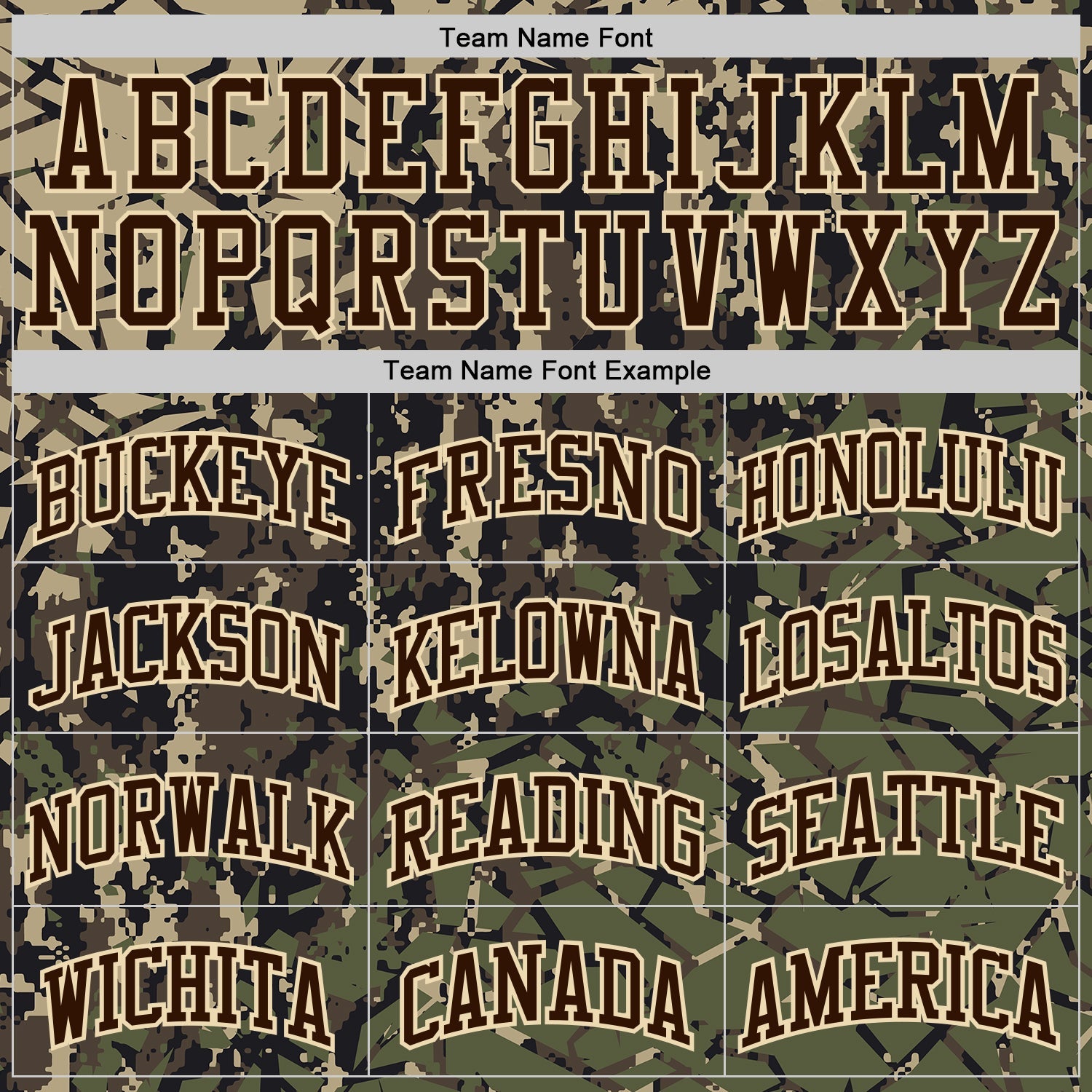 Custom Camo Brown-Cream Digital Camouflage Round Neck Sublimation Salute To Service Basketball Uniform Jersey view 3