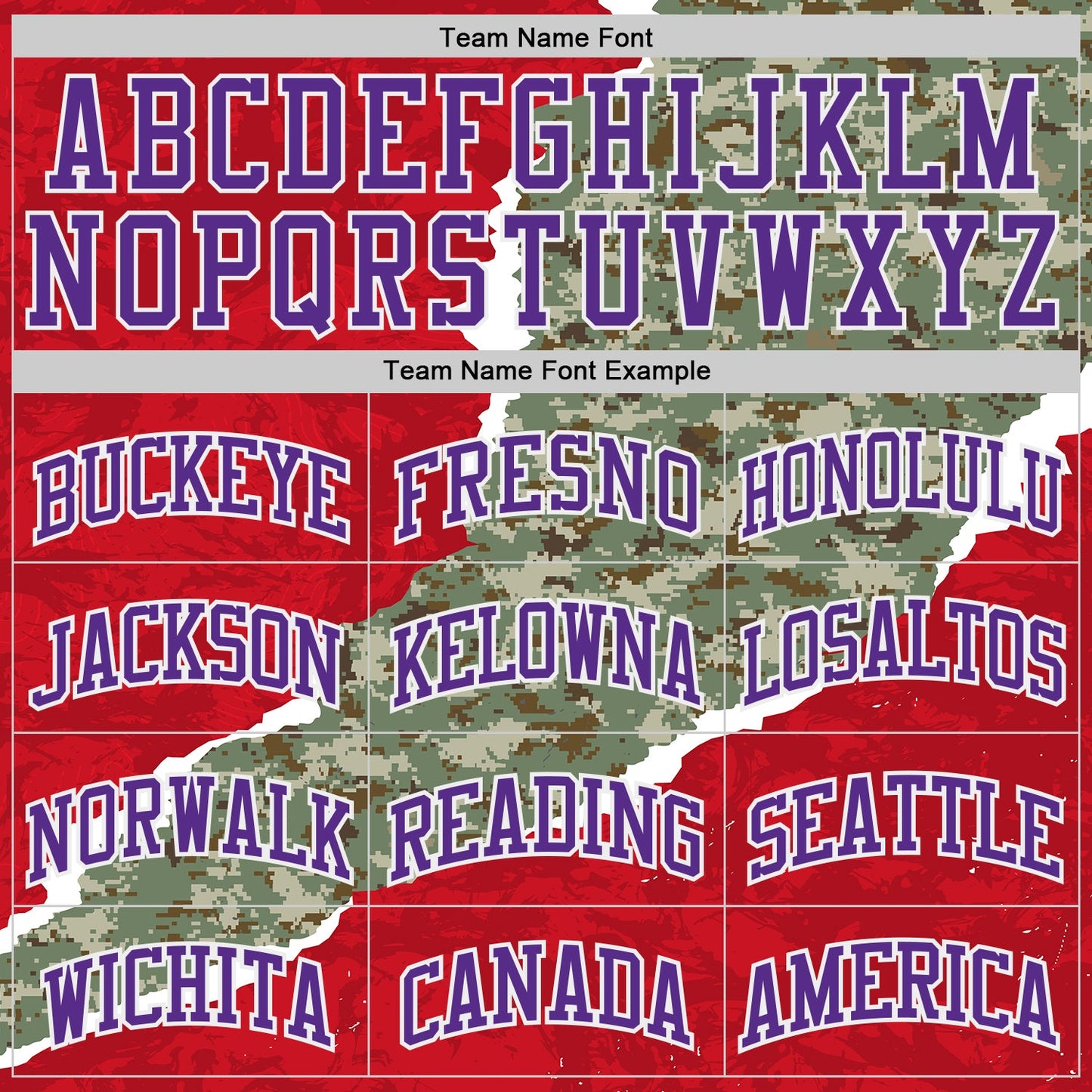 Custom Camo Purple-White Digital Camouflage Torn Paper Style Round Neck Sublimation Salute To Service Basketball Uniform Jersey view 3