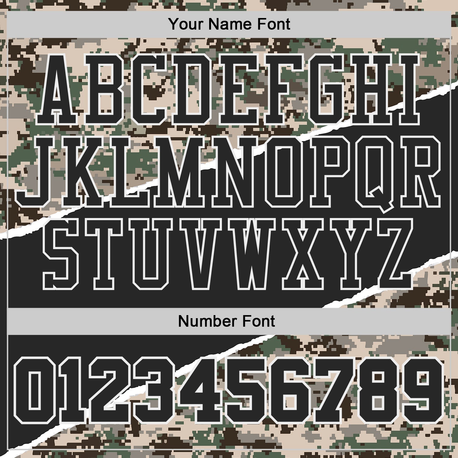 Custom Camo Black-White Digital Camouflage Round Neck Sublimation Salute To Service Basketball Uniform Jersey view 4