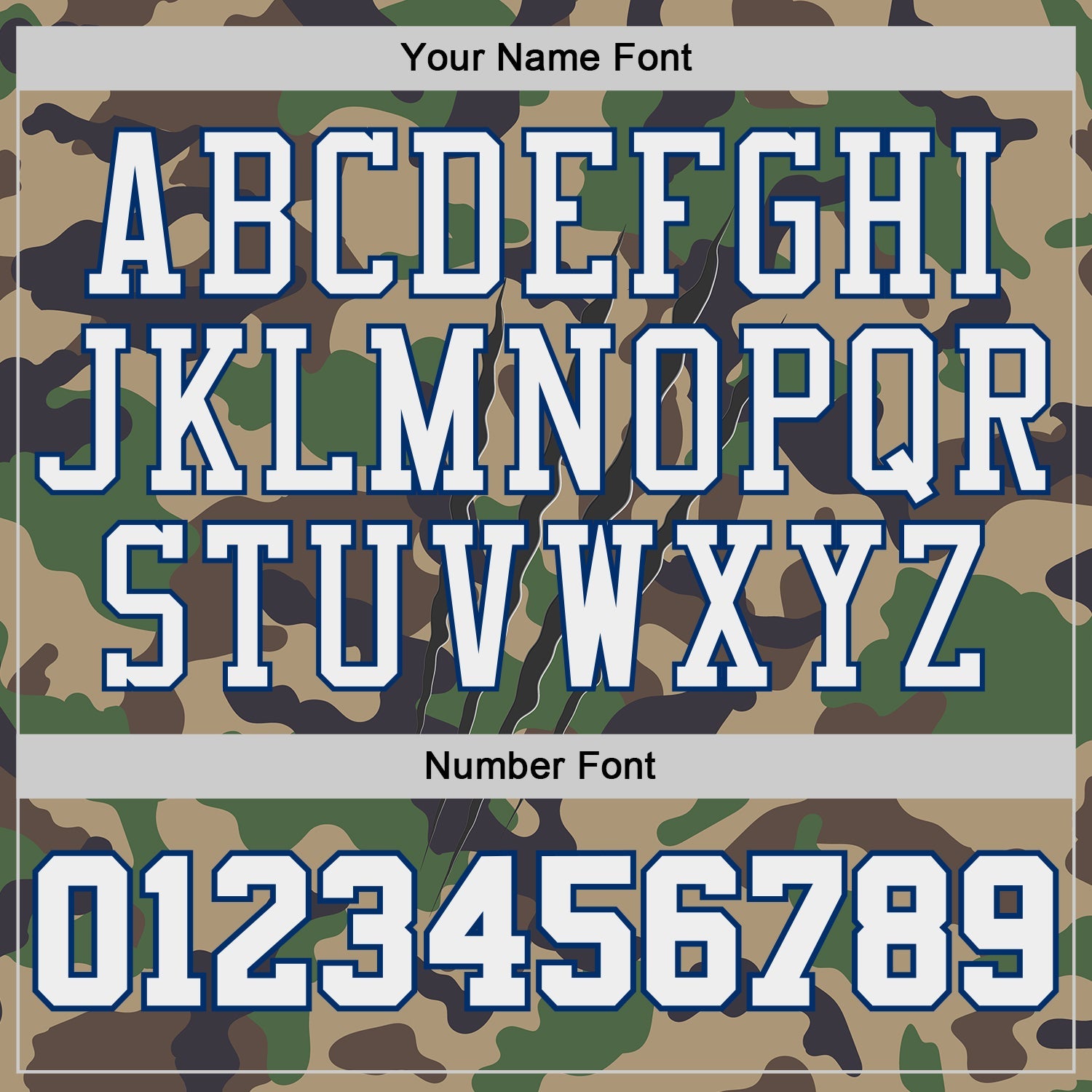 Custom Camo White-US Navy Blue Digital Camouflage Claw Round Neck Sublimation Salute To Service Basketball Uniform Jersey view 4