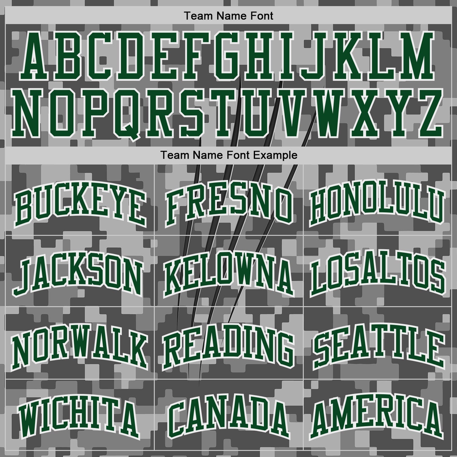 Custom Camo Green-White Digital Camouflage Claw Round Neck Sublimation Salute To Service Basketball Uniform Jersey view 3