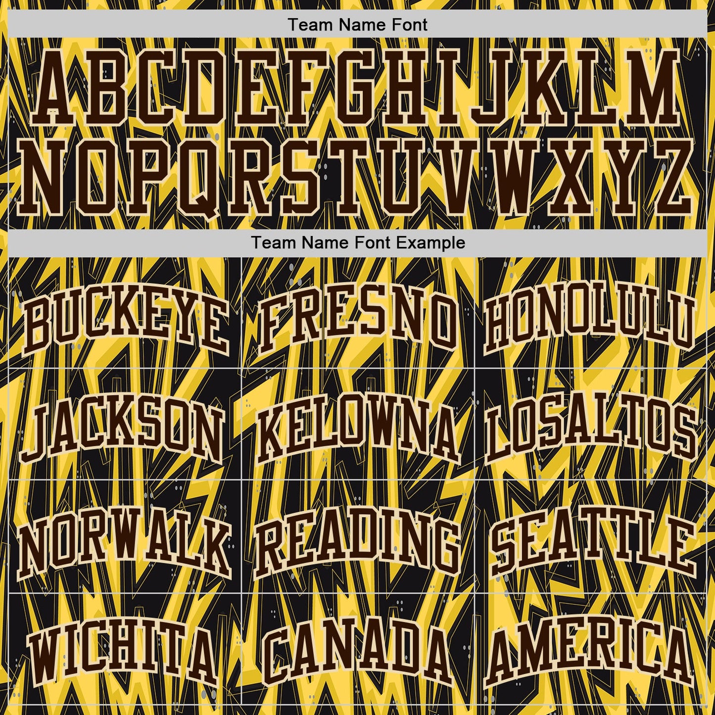 Custom Black Brown Yellow-Cream Edgy Lightning Round Neck Sublimation Basketball Uniform Jersey view 3