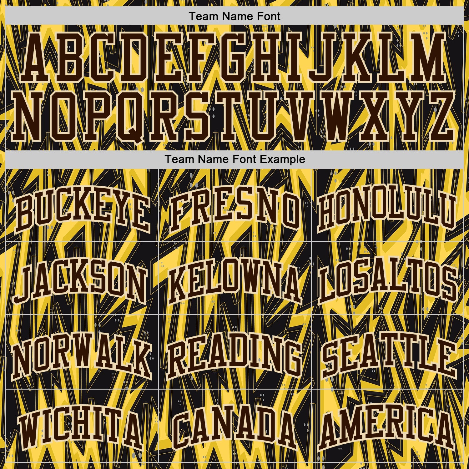 Custom Black Brown Yellow-Cream Edgy Lightning Round Neck Sublimation Basketball Uniform Jersey view 3