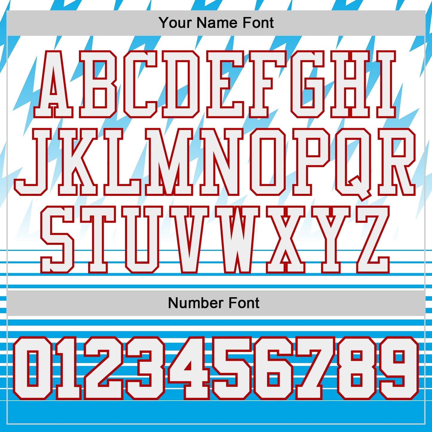 Custom White Blue-Red Lightning Stripe Round Neck Sublimation Basketball Uniform Jersey view 4