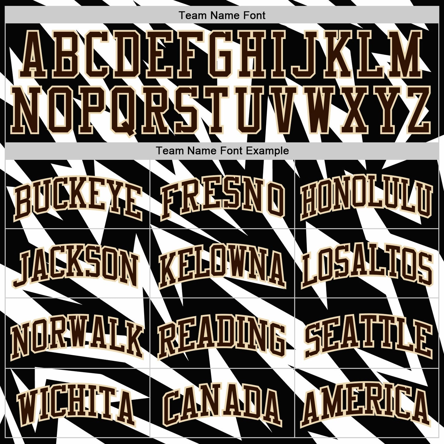 Custom White Brown Black-Cream Vibrant Lightning Stripe Round Neck Sublimation Basketball Uniform Jersey view 3