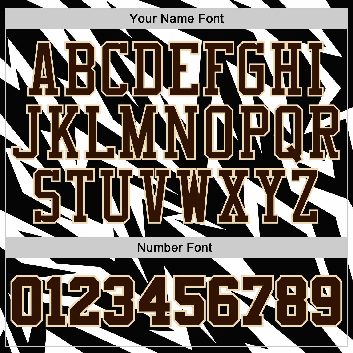 Custom White Brown Black-Cream Vibrant Lightning Stripe Round Neck Sublimation Basketball Uniform Jersey view 4