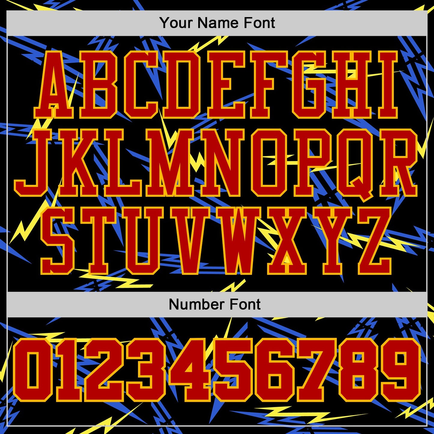 Custom Black Red Blue-Gold Vibrant Lightning Round Neck Sublimation Basketball Uniform Jersey view 4