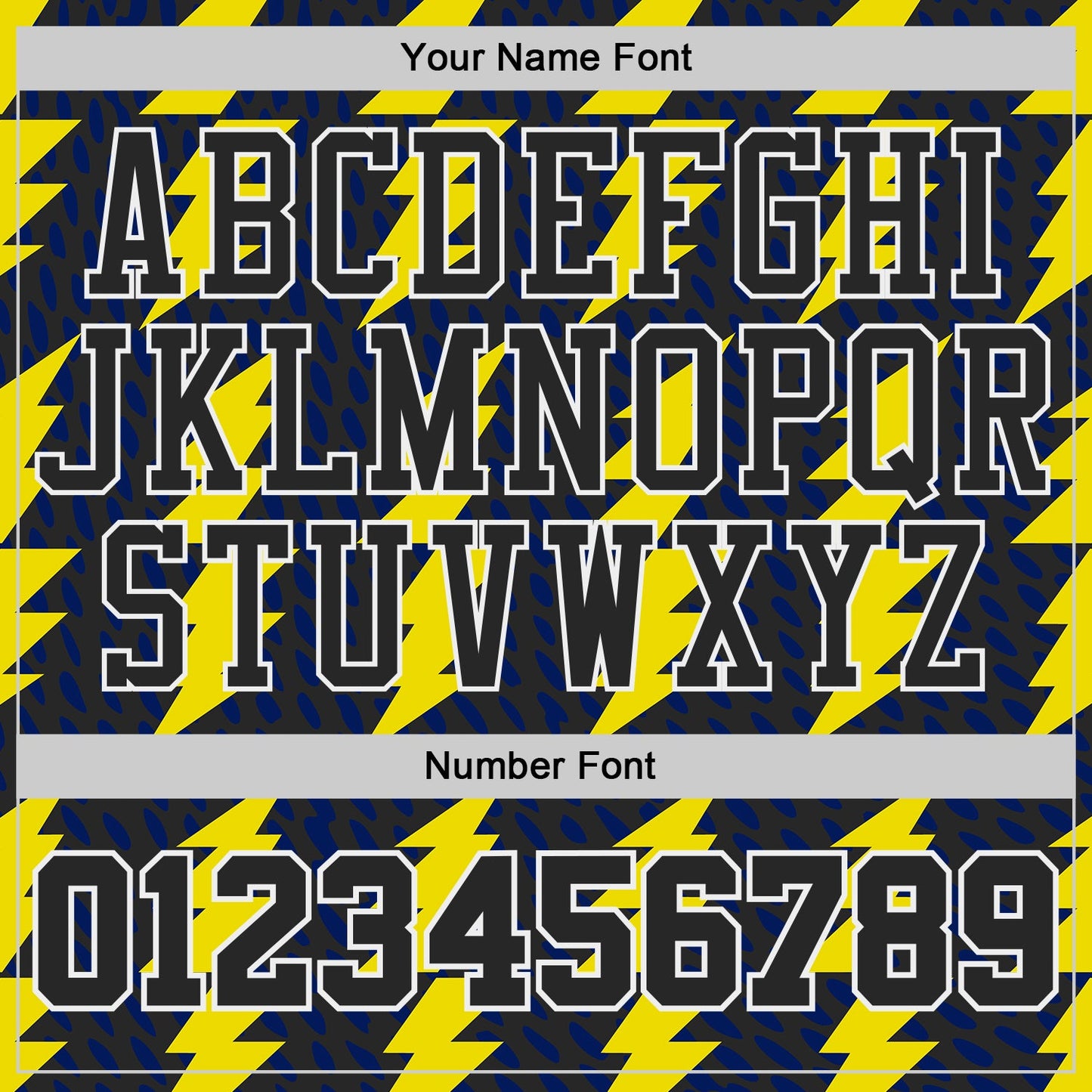 Custom Black Yellow-White Abstract Lightning Round Neck Sublimation Basketball Uniform Jersey view 4